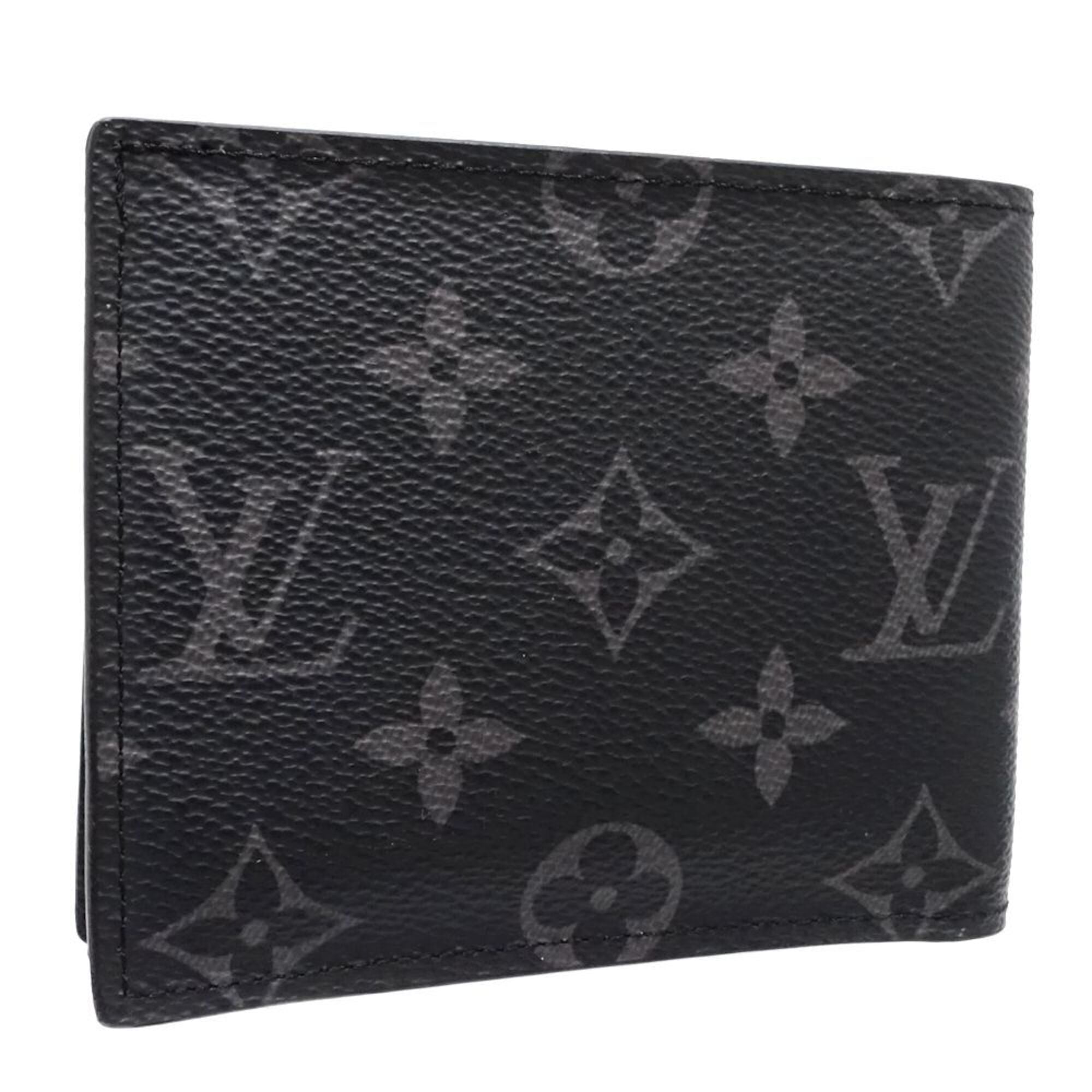 Louis Vuitton Black Monogram Eclipse Monogram Eclipse Wallet (Bi-Fold) (Pre-Owned)