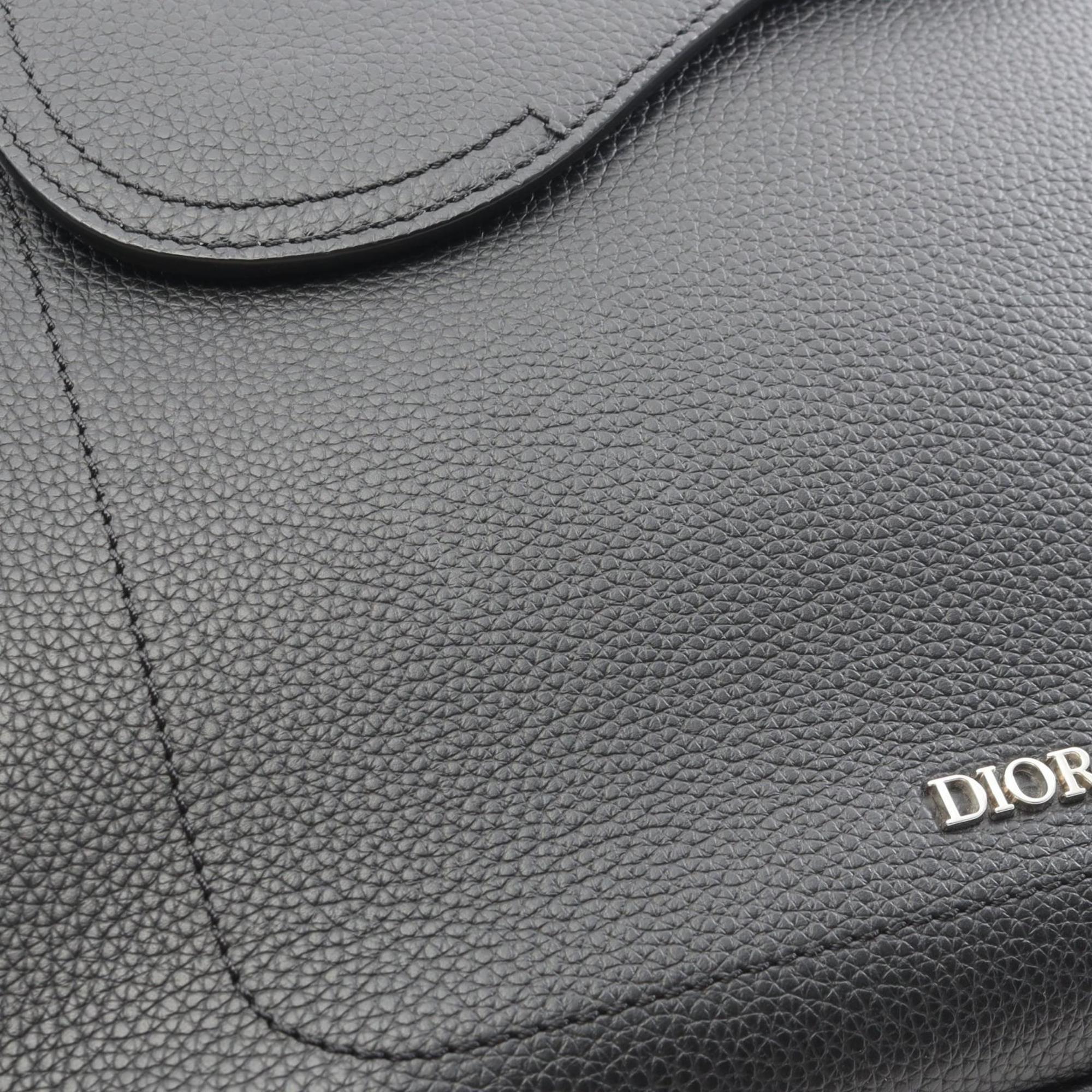 Christian Dior Black Leather Tote Bag (Pre-Owned)