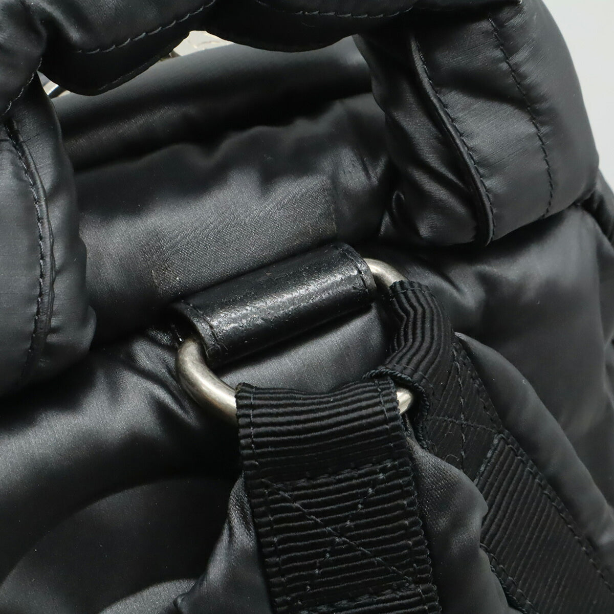Chanel Black Nylon Backpack (Pre-Owned)