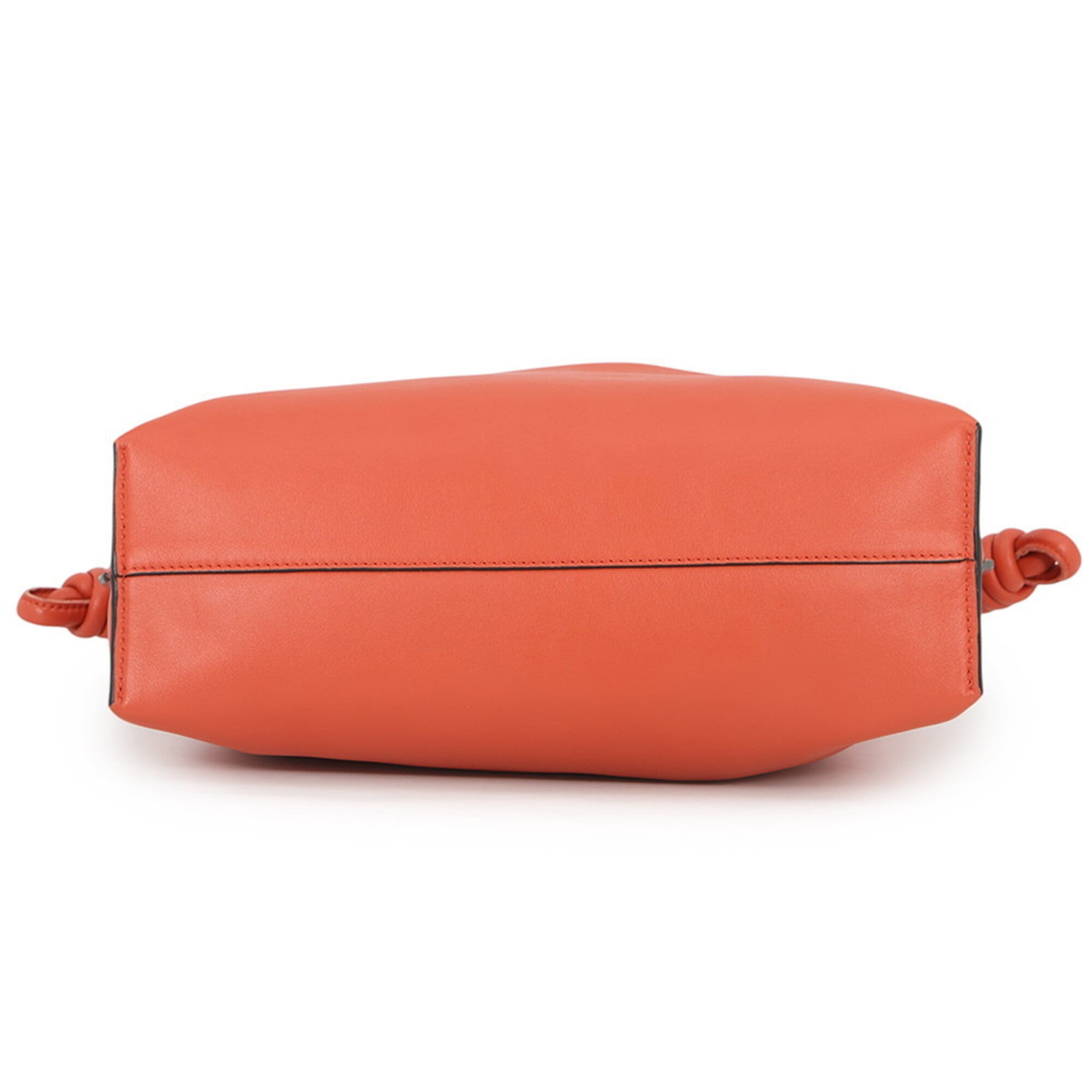 Loewe Orange Leather Clutch Bag Shoulder Bag (Pre-Owned)