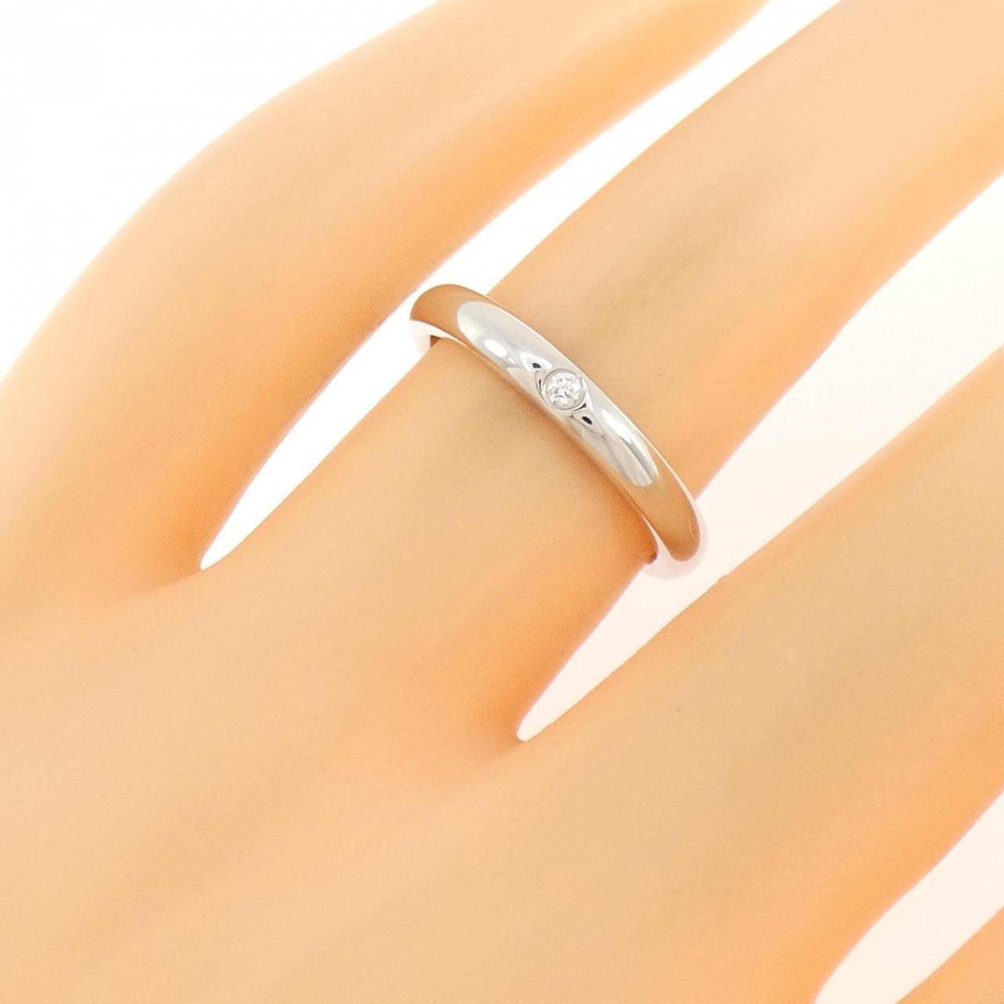 Tiffany Platinum Platinum 950 Band Ring (Pre-Owned)
