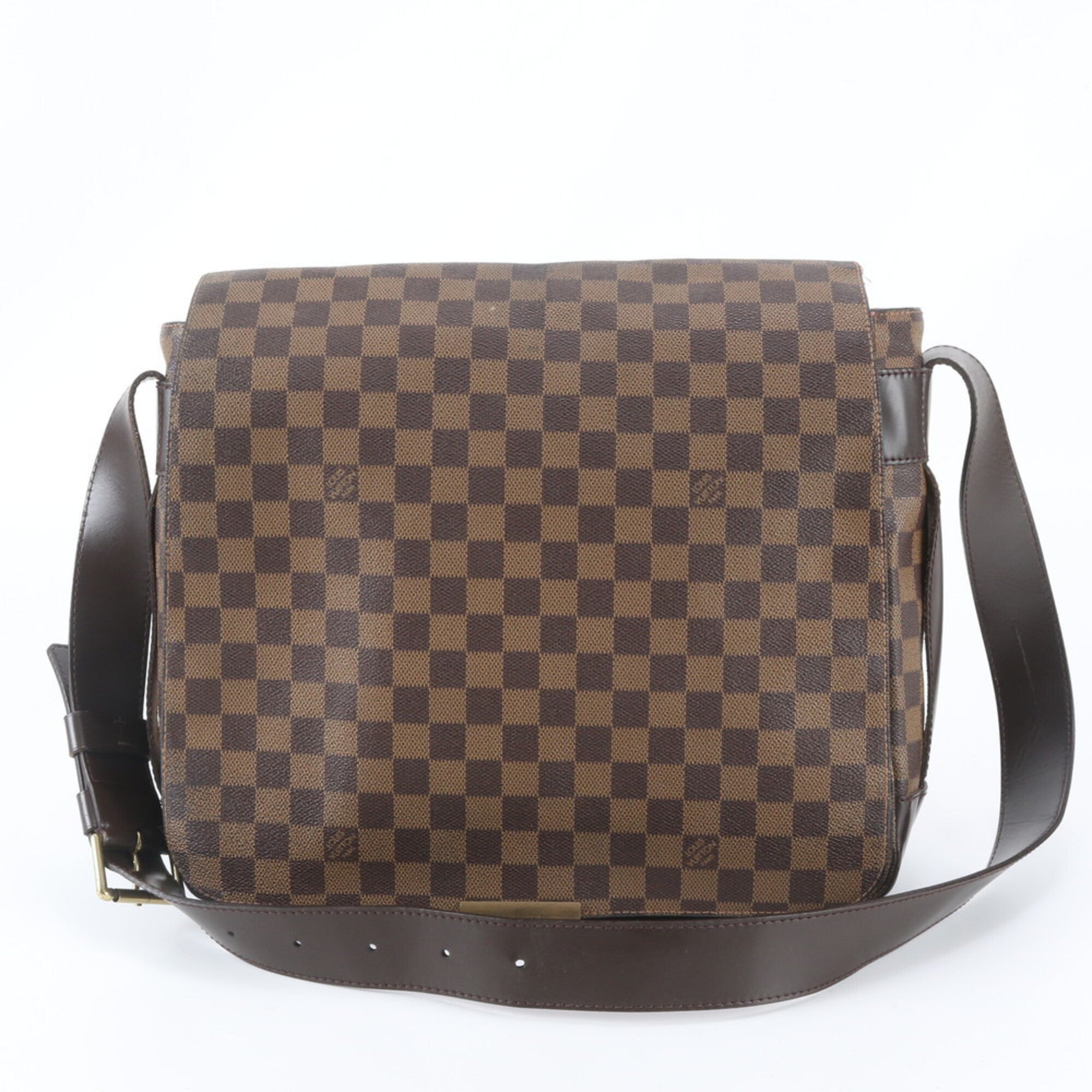 Louis Vuitton Damier Ebene Leather Coated Canvas Shoulder Bag (Pre-Owned)