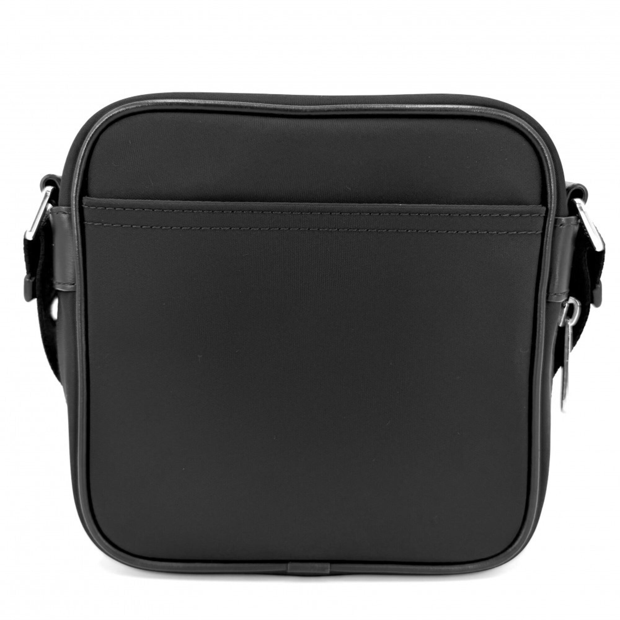 Burberry Black Nylon Leather Shoulder Bag (Pre-Owned)
