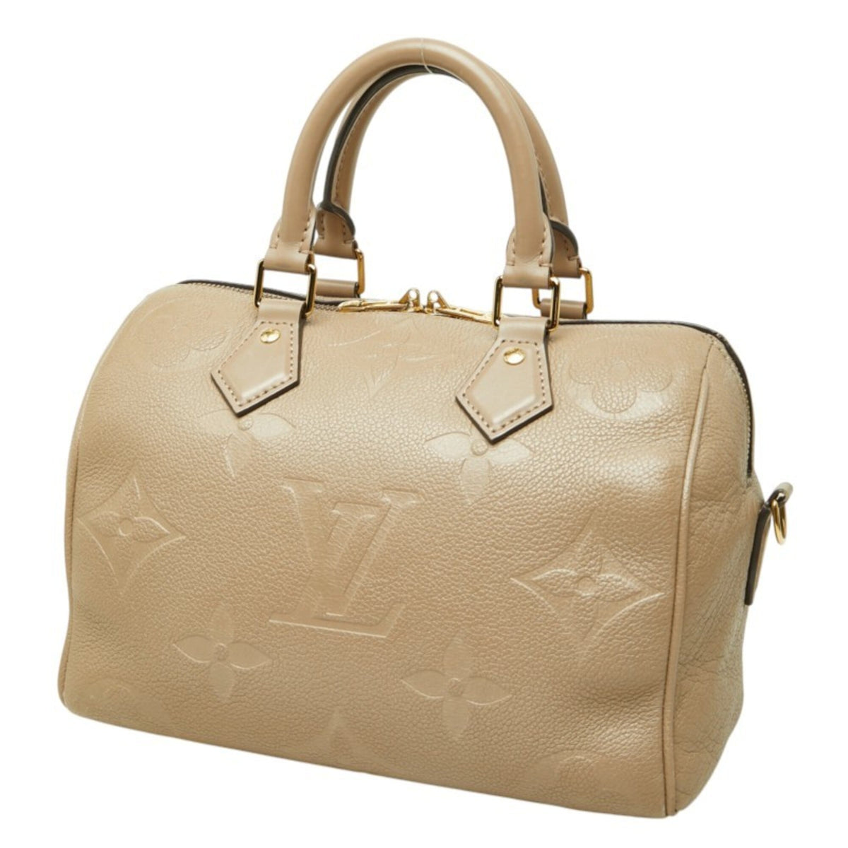 Louis Vuitton Grayish Tourterelle Leather Handbag Shoulder Bag (Pre-Owned)