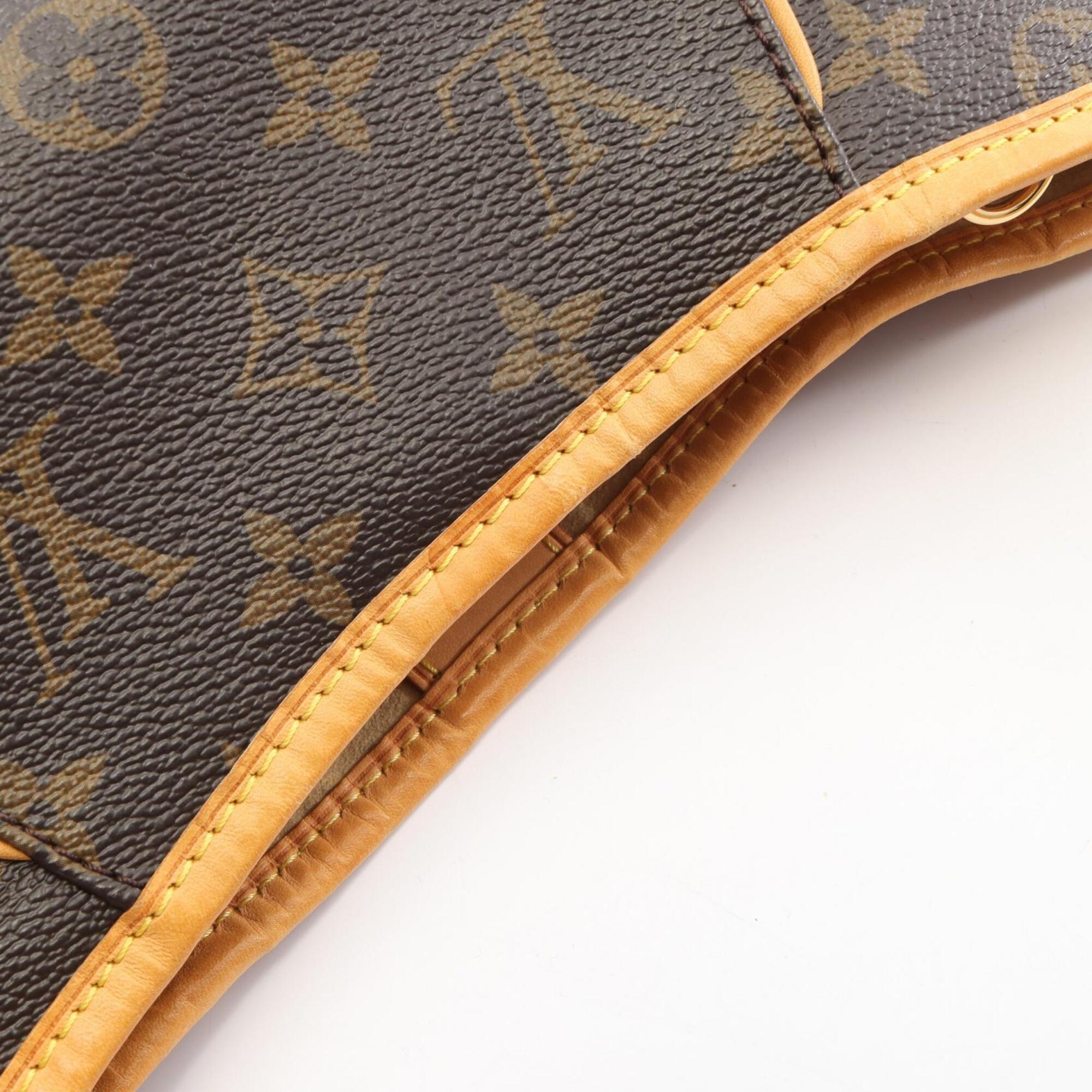 Louis Vuitton Brown Coated Canvas Pvc Monogram Leather Handbag Shoulder Bag (Pre-Owned)