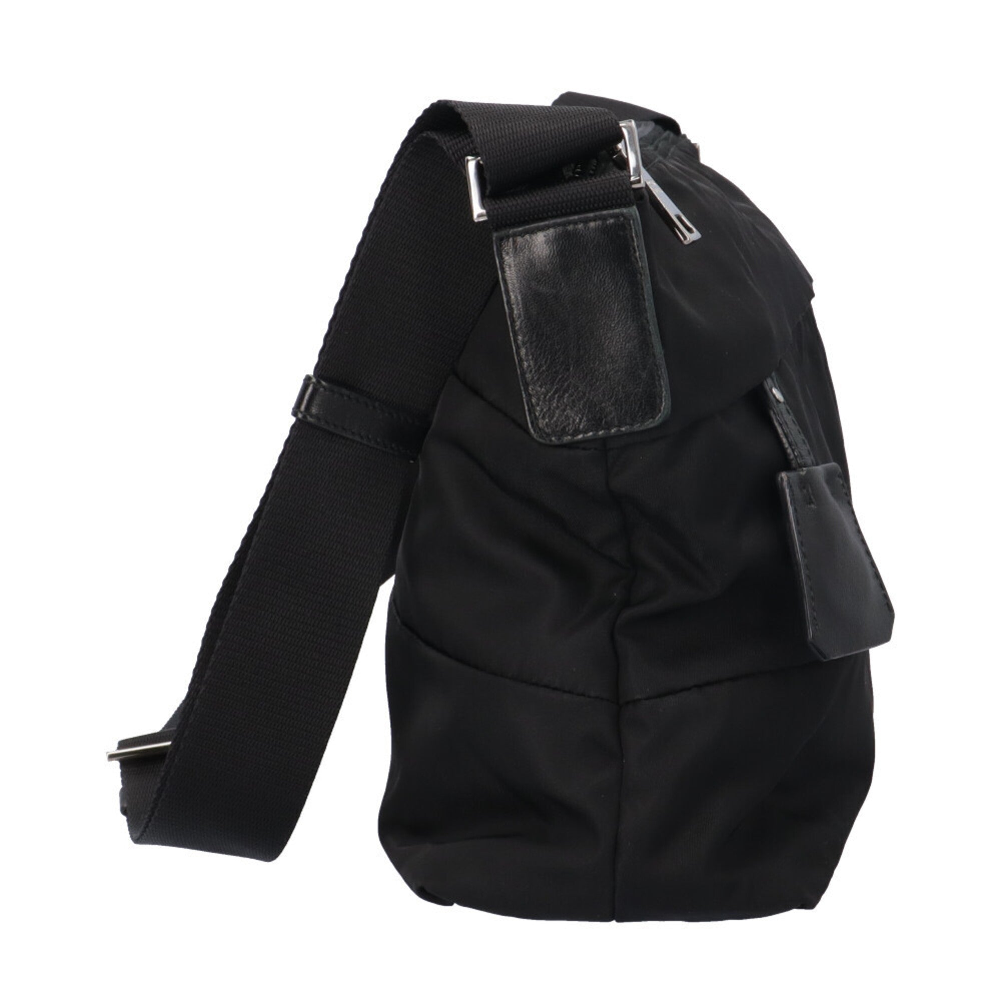 Prada Black Nylon Shoulder Bag (Pre-Owned)