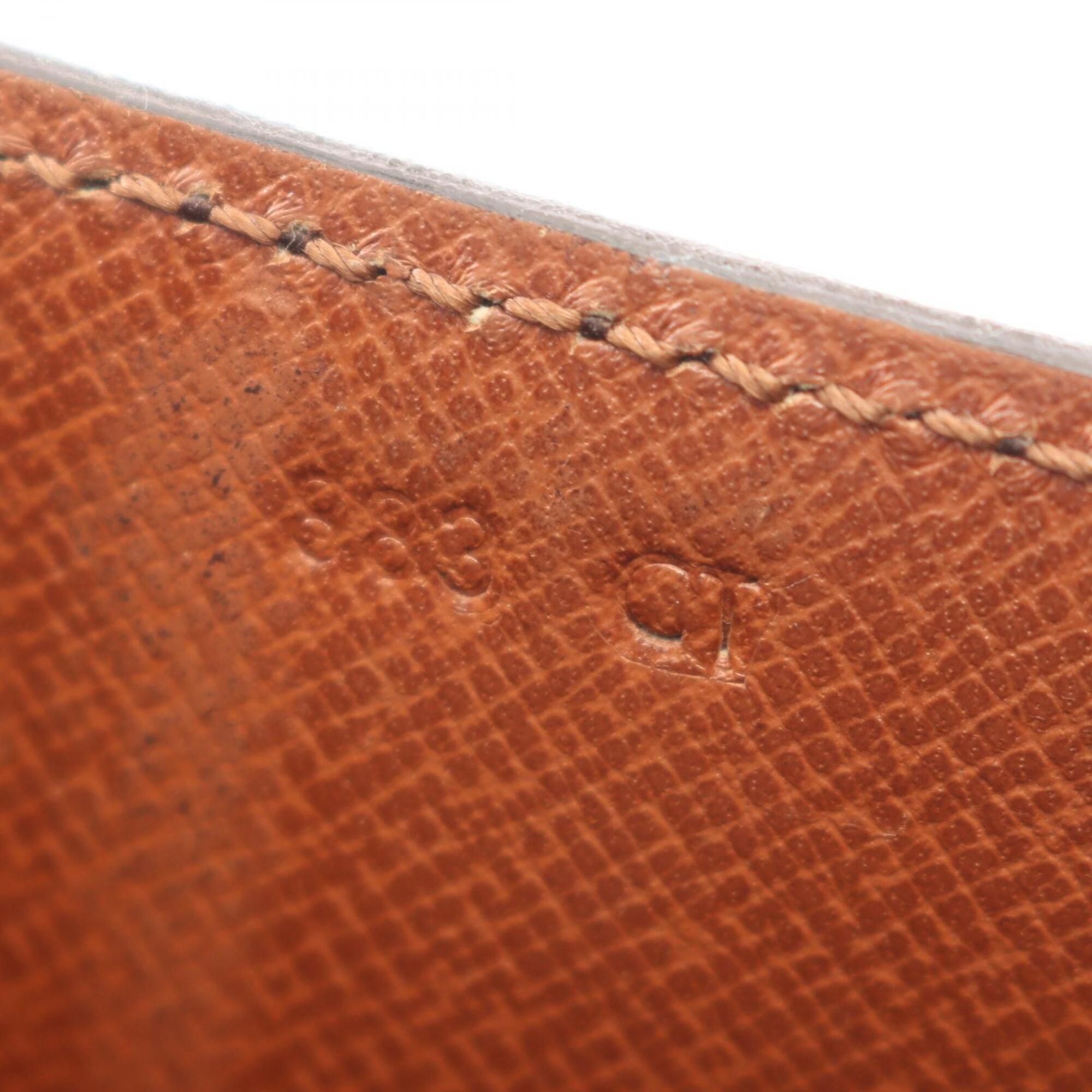 Louis Vuitton Brown Pvc Leather Clutch Bag Handbag (Pre-Owned)