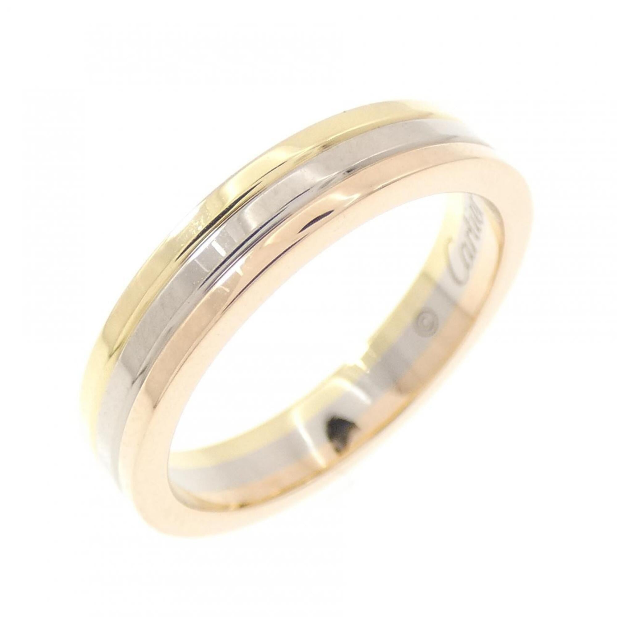 Cartier Pink Gold White Gold Yellow Gold Yellow Gold (18K) Pink Gold (18K) White Gold (18K) Band Ring (Pre-Owned)