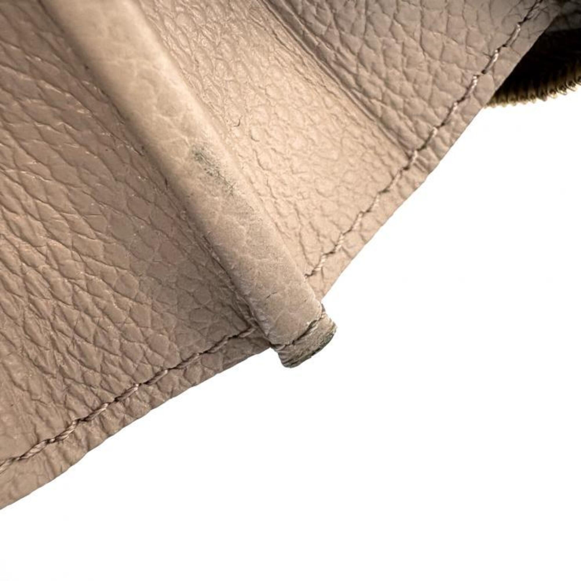 Louis Vuitton Beige Monogram Empreinte Coin Purse/Coin Case (Pre-Owned)