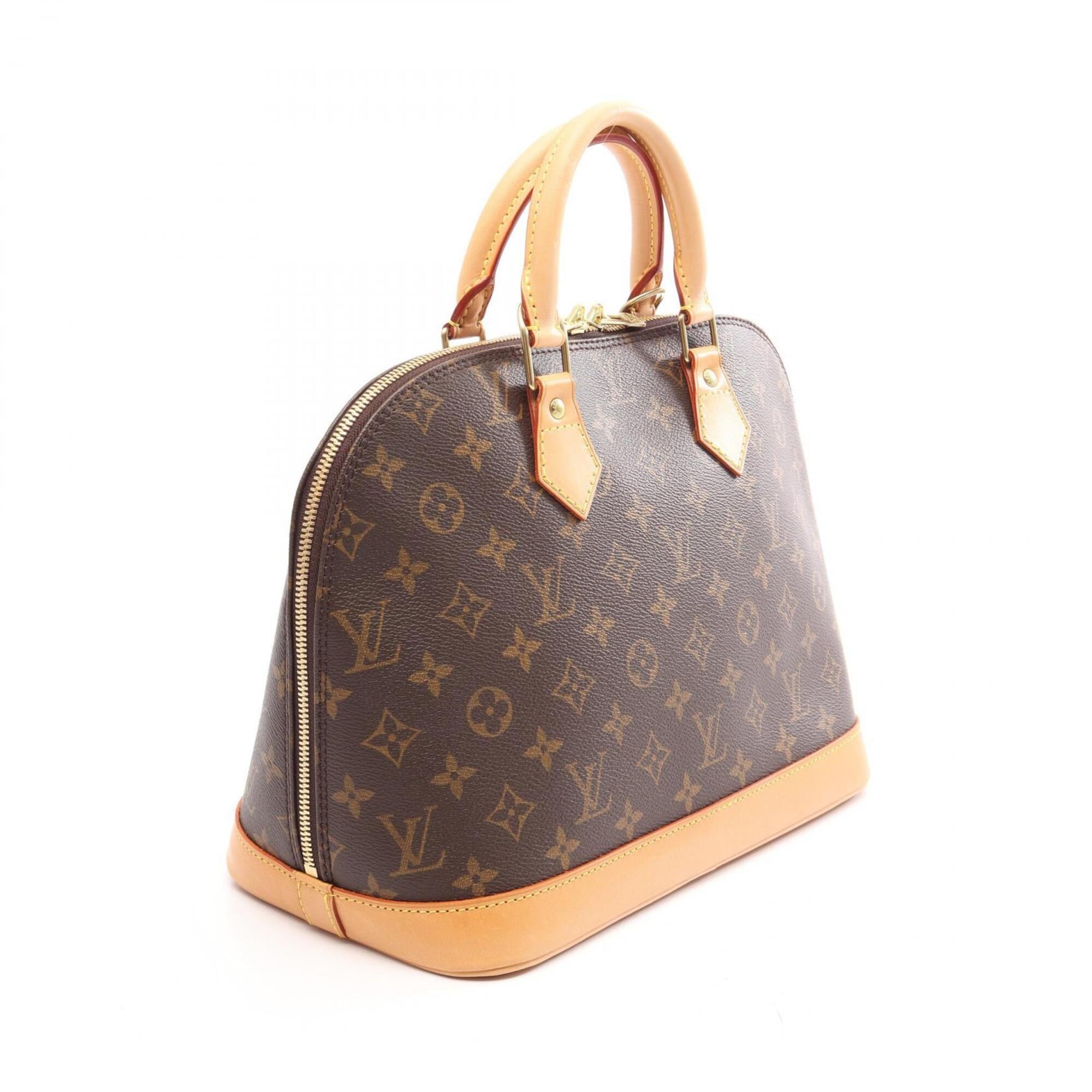 Louis Vuitton Brown Monogram Monogram Leather Handbag (Pre-Owned)