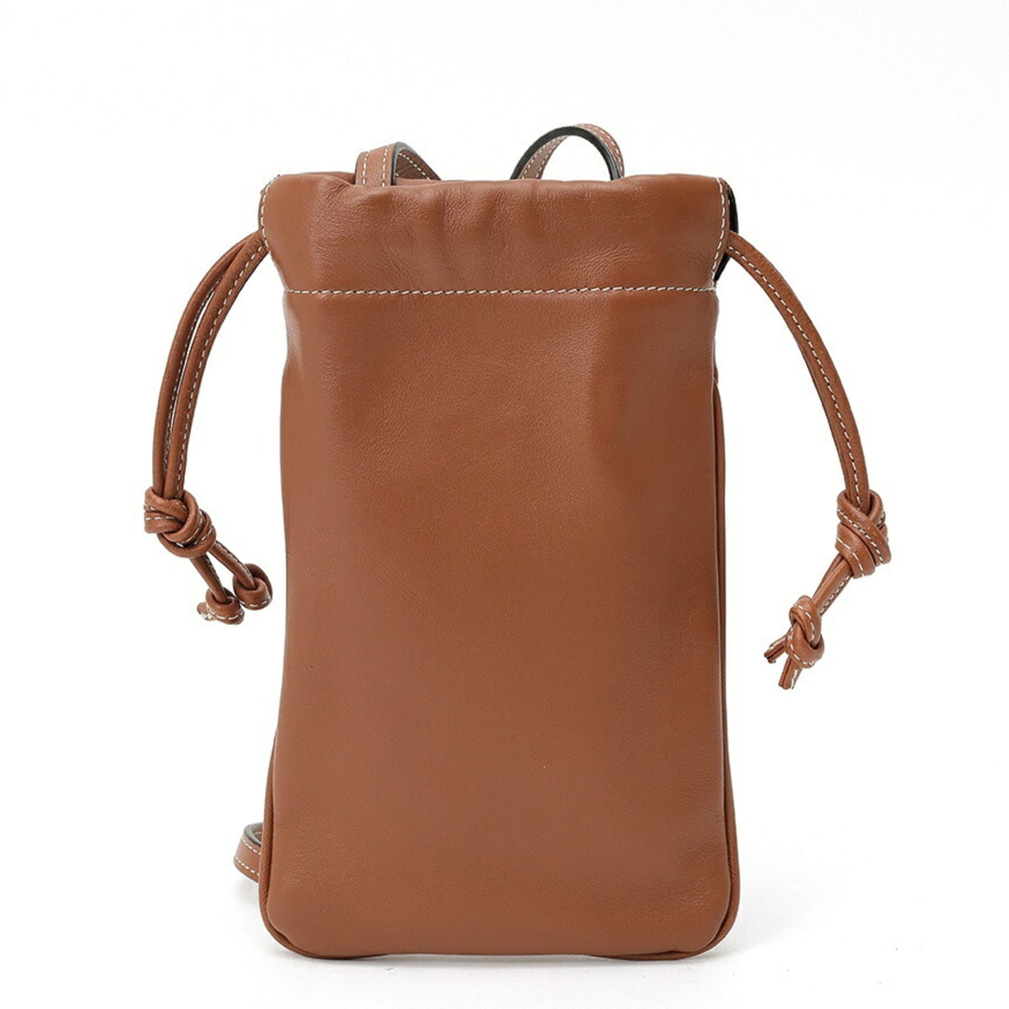 Celine Brown Leather Pouch (Pre-Owned)