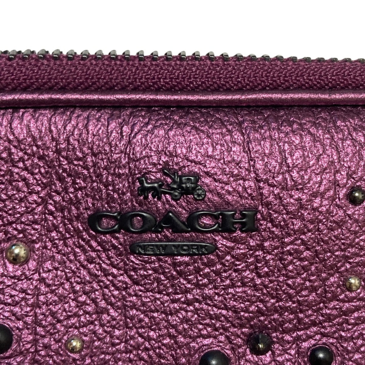 Coach Purple Shoulder Bag (Pre-Owned)