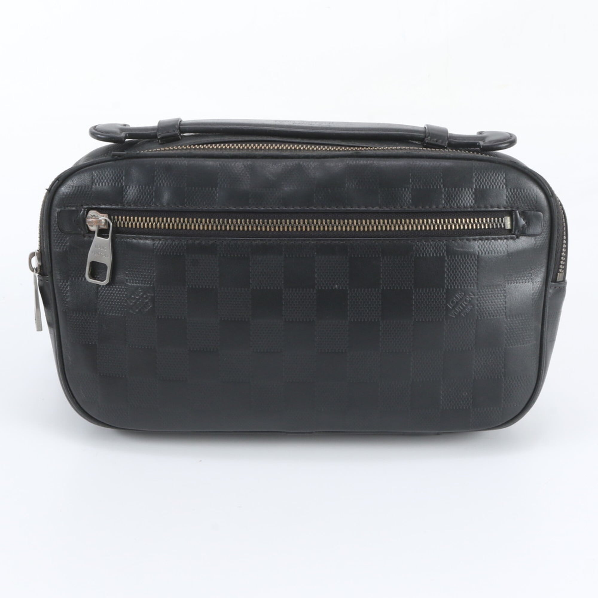 Louis Vuitton Onyx Leather Pouch Sling Bag (Pre-Owned)