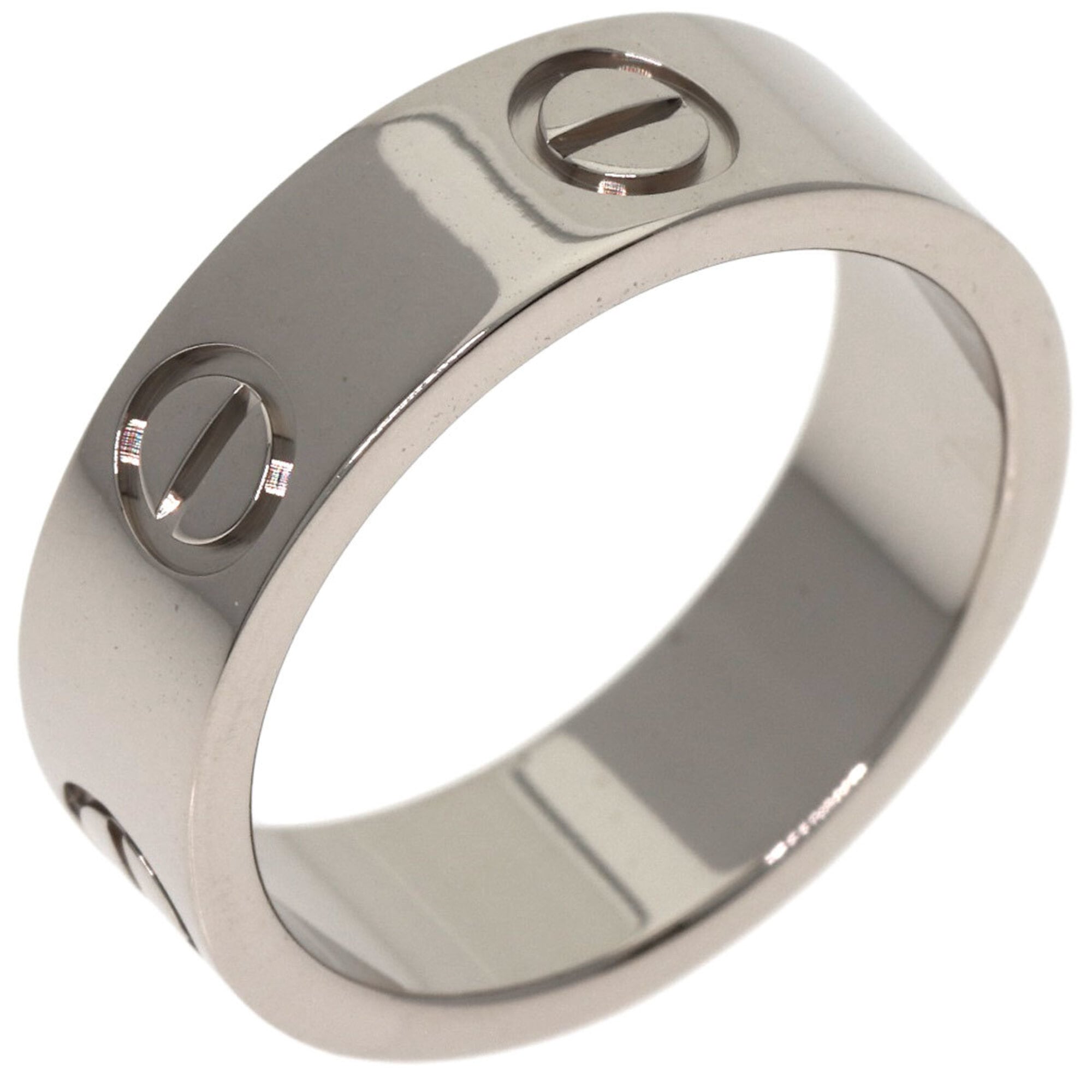 Cartier White Gold White Gold (18K) Band Ring (Pre-Owned)