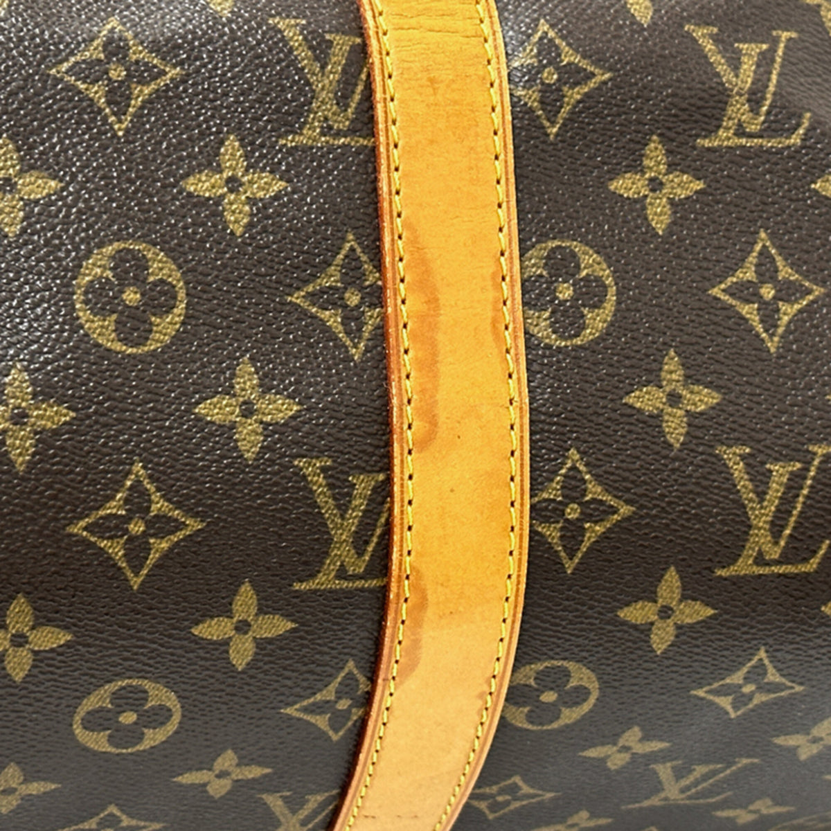 Louis Vuitton Brown Monogram Canvas Boston Bag (Pre-Owned)