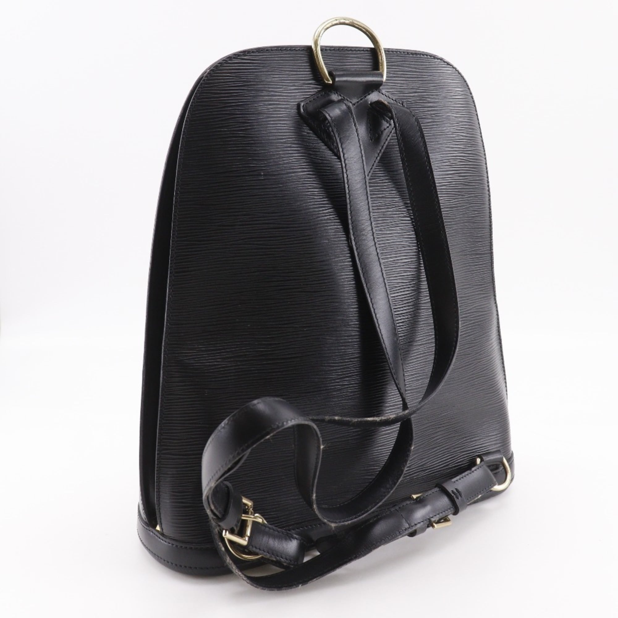 Louis Vuitton Epi Black Noir Epi Leather Backpack (Pre-Owned)