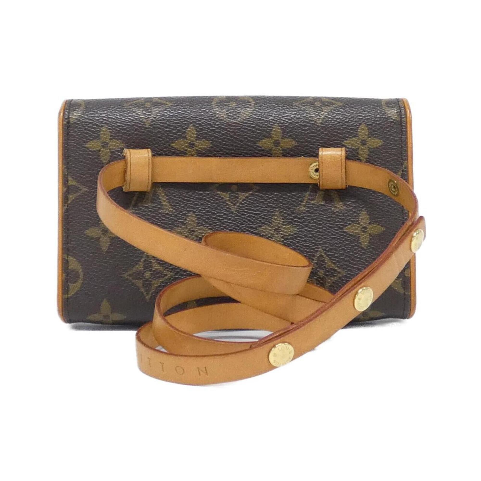 Louis Vuitton Marron Coated Canvas Fanny Pack Pochette (Pre-Owned)