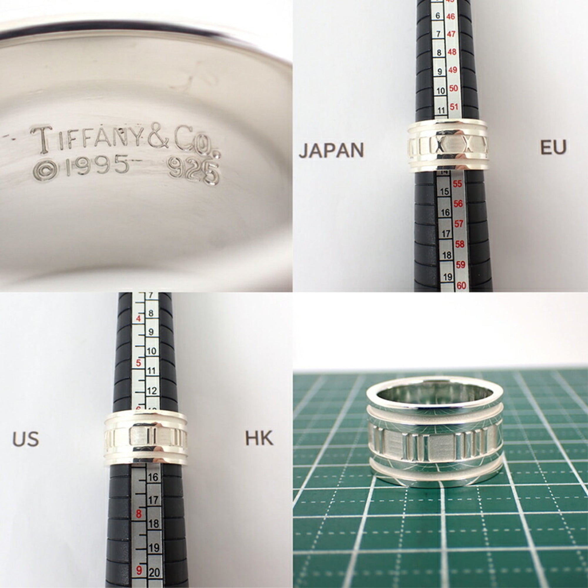 Tiffany Sterling Silver 925 Band Ring (Pre-Owned)