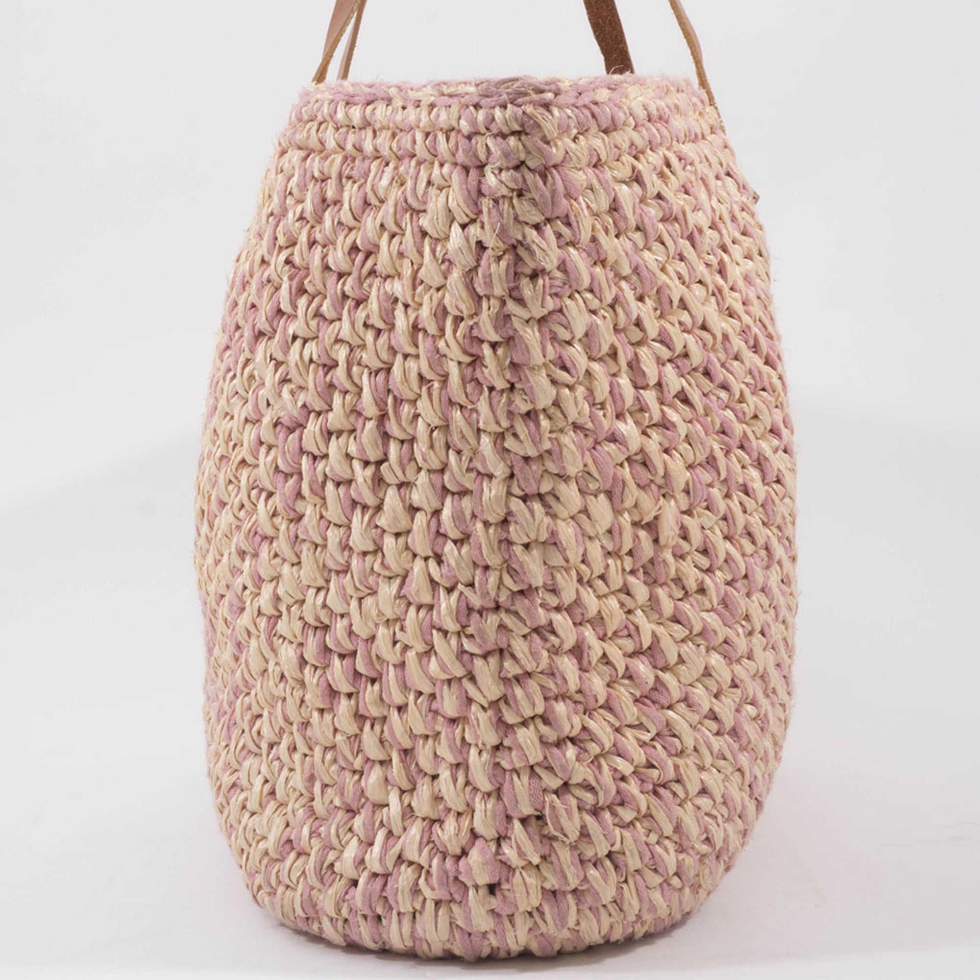 Fendi Pink Straw Tote Bag (Pre-Owned)