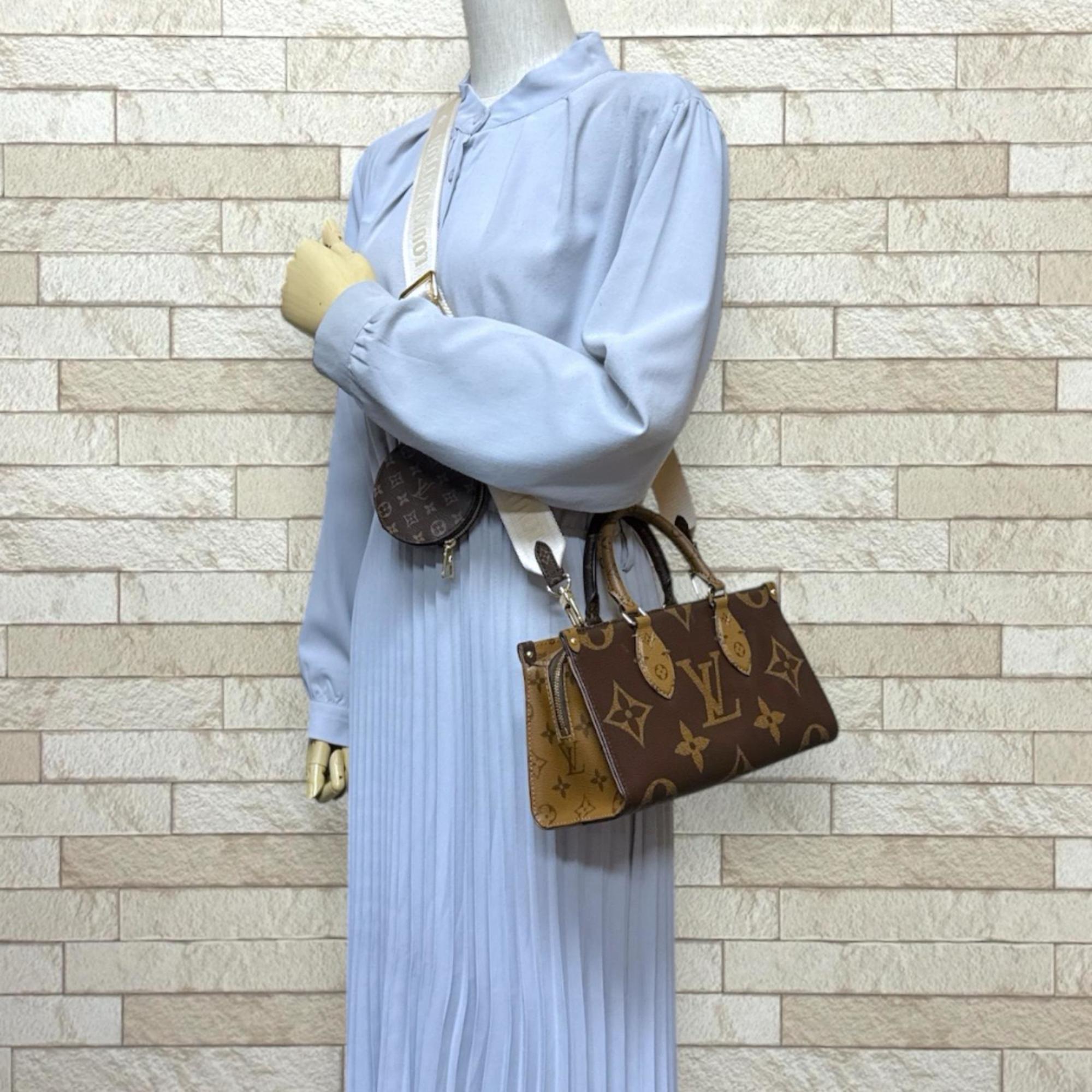 Louis Vuitton Brown Monogram Reverse Monogram Shoulder Bag (Pre-Owned)