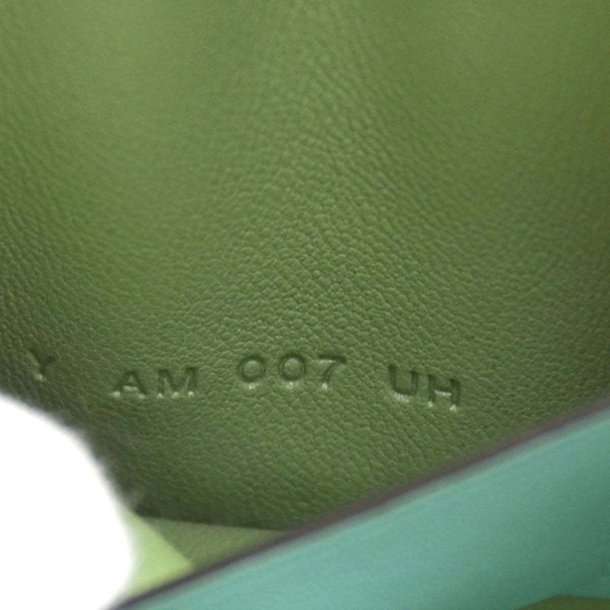 Hermes Blue Atoll Swift Leather Shoulder Bag (Pre-Owned)