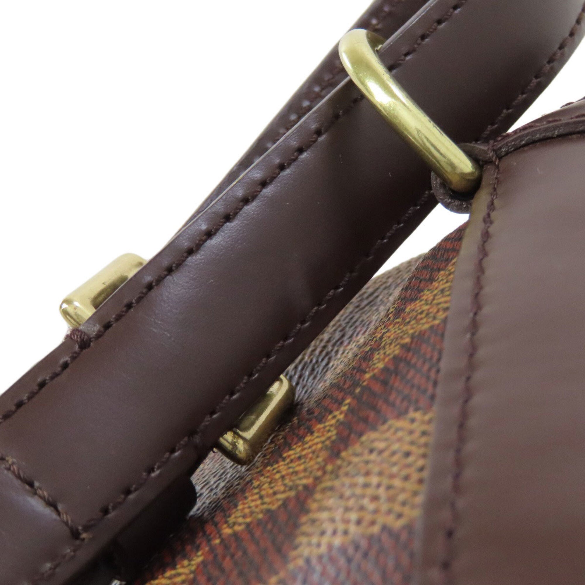 Louis Vuitton Brown Damier Canvas Ebene Damier Canvas Backpack (Pre-Owned)
