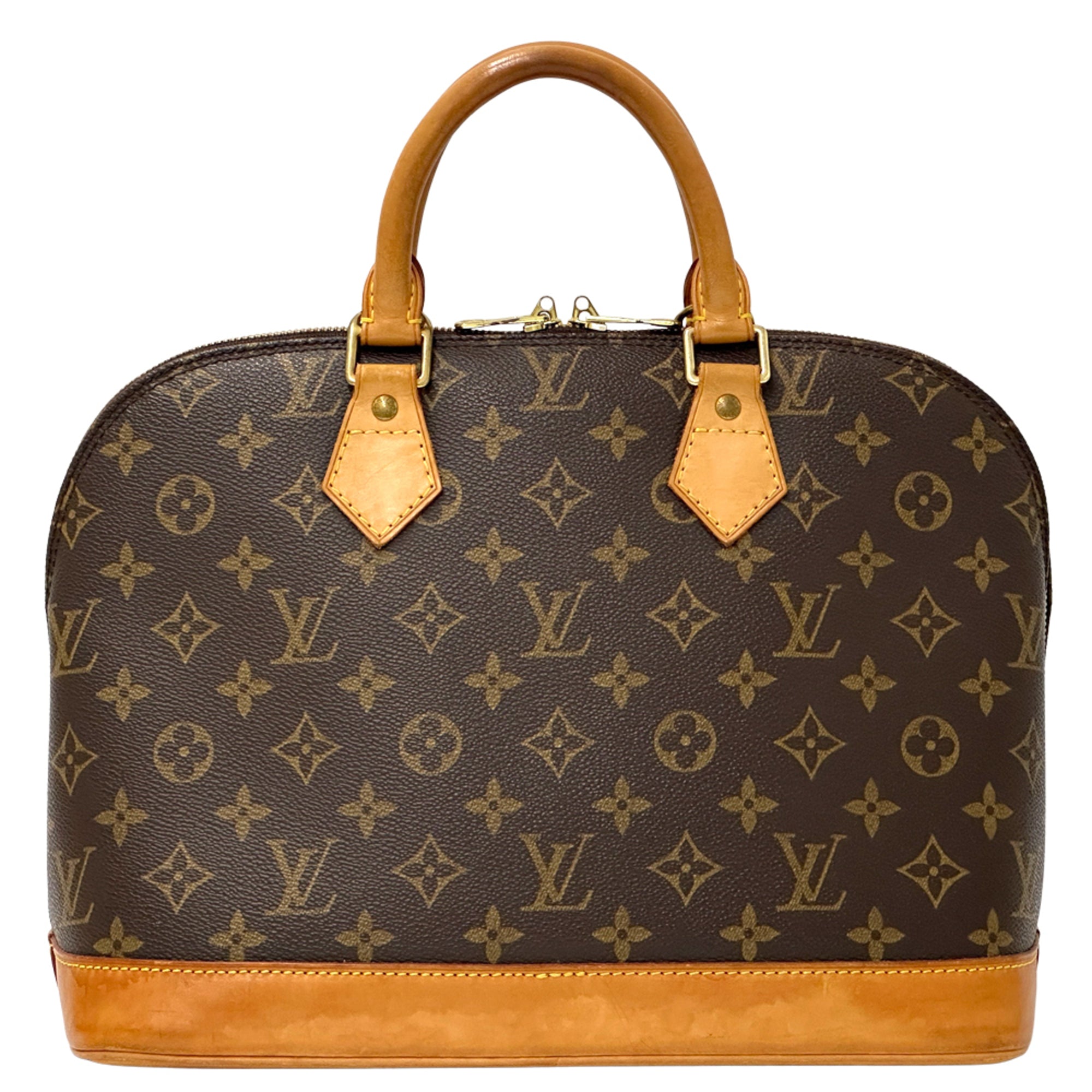 Louis Vuitton Brown Monogram Canvas Handbag (Pre-Owned)