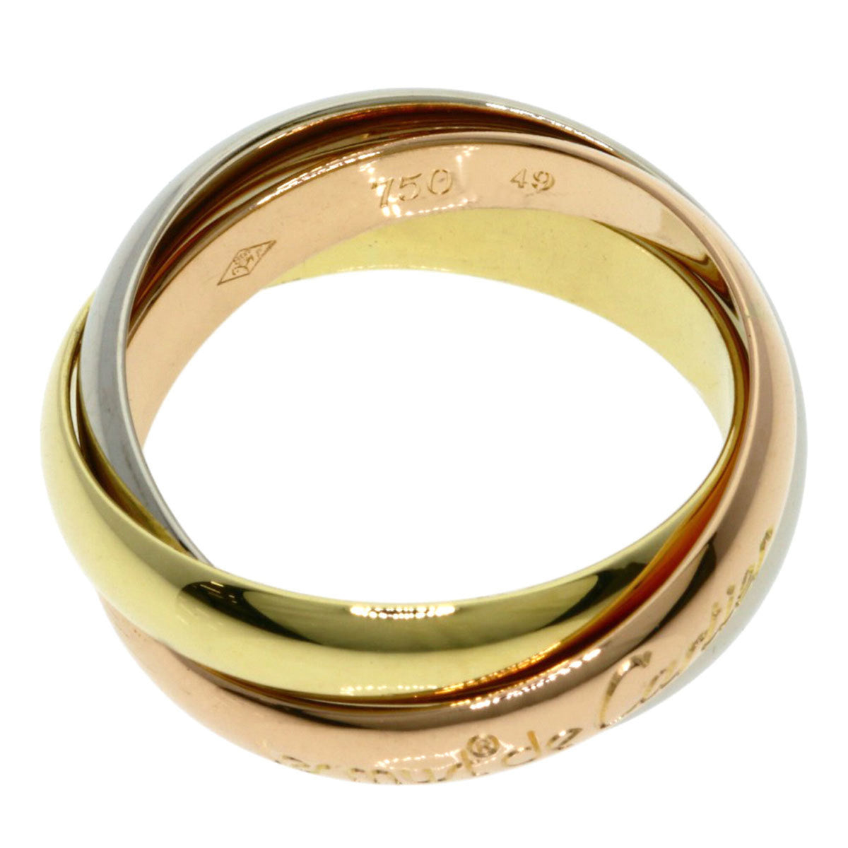 Cartier Yellow Gold (18K) Pink Gold (18K) White Gold (18K) Band Ring (Pre-Owned)