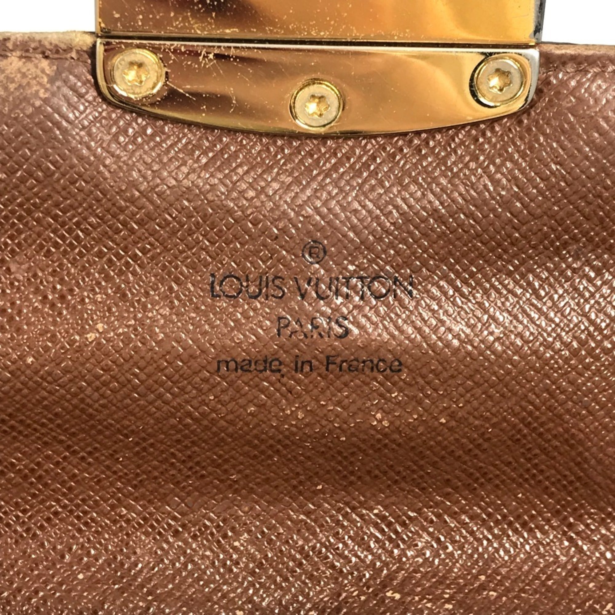 Louis Vuitton Brown Monogram Long Wallet (Bi-Fold) (Pre-Owned)
