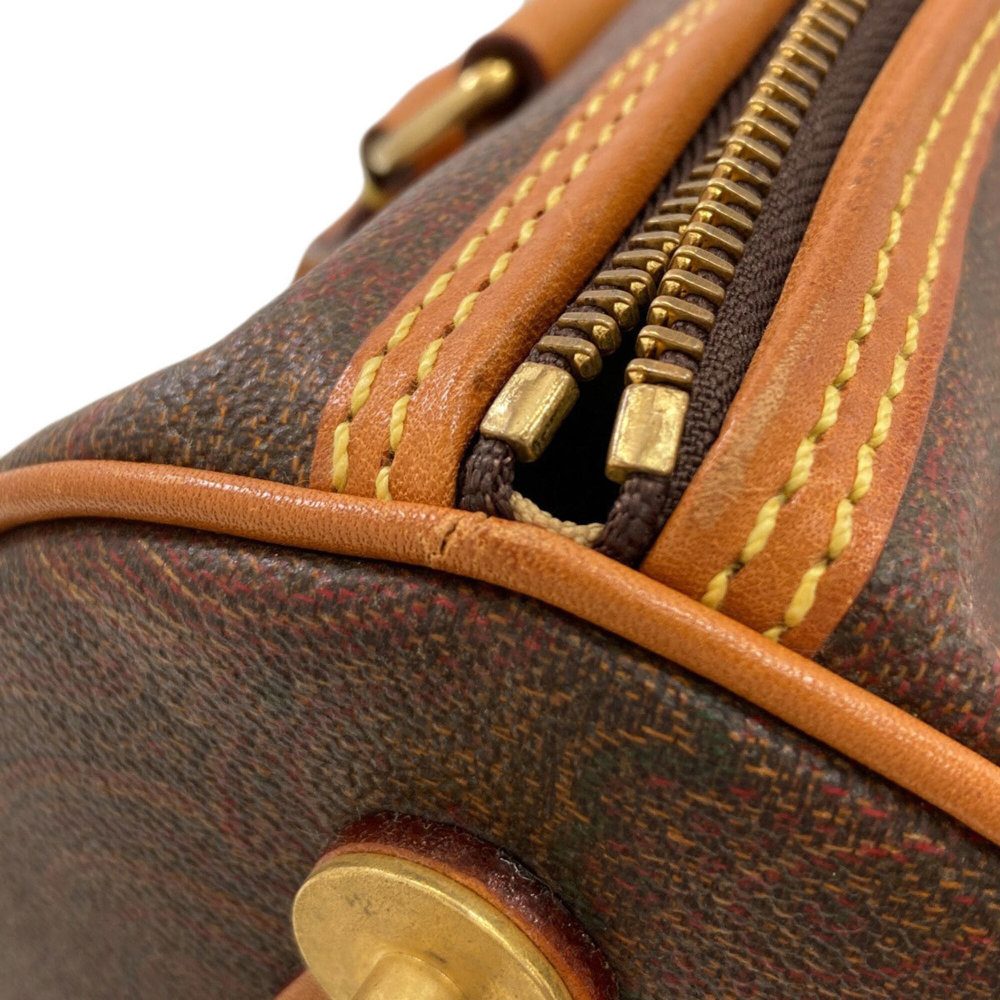 Etro Brown Pvc Boston Bag (Pre-Owned)
