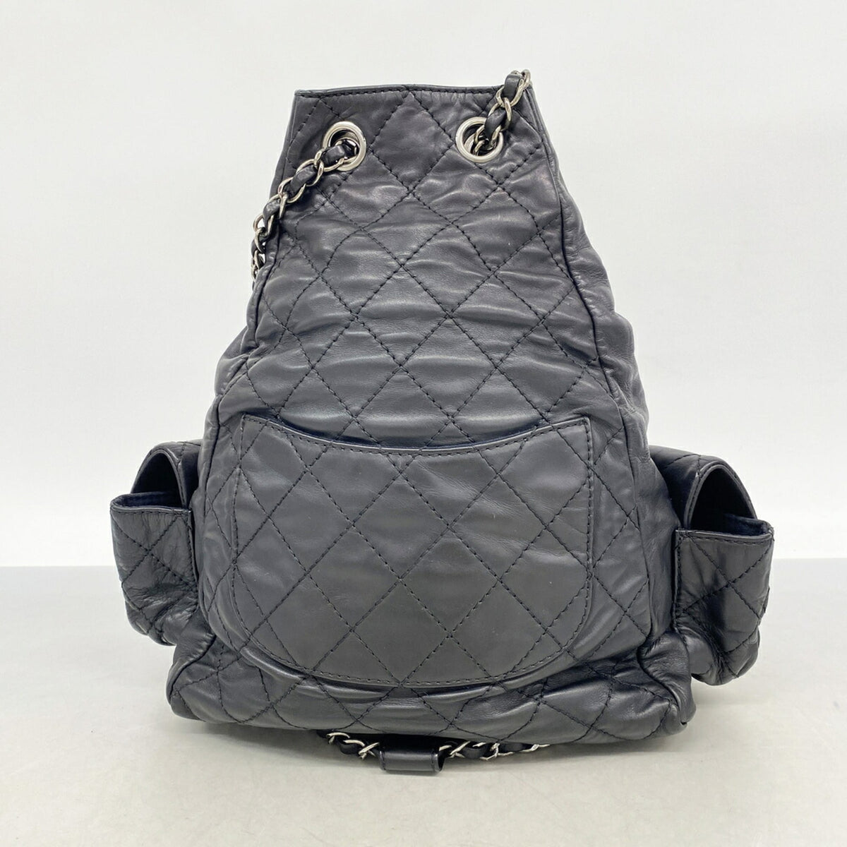 Chanel Black Leather Backpack (Pre-Owned)