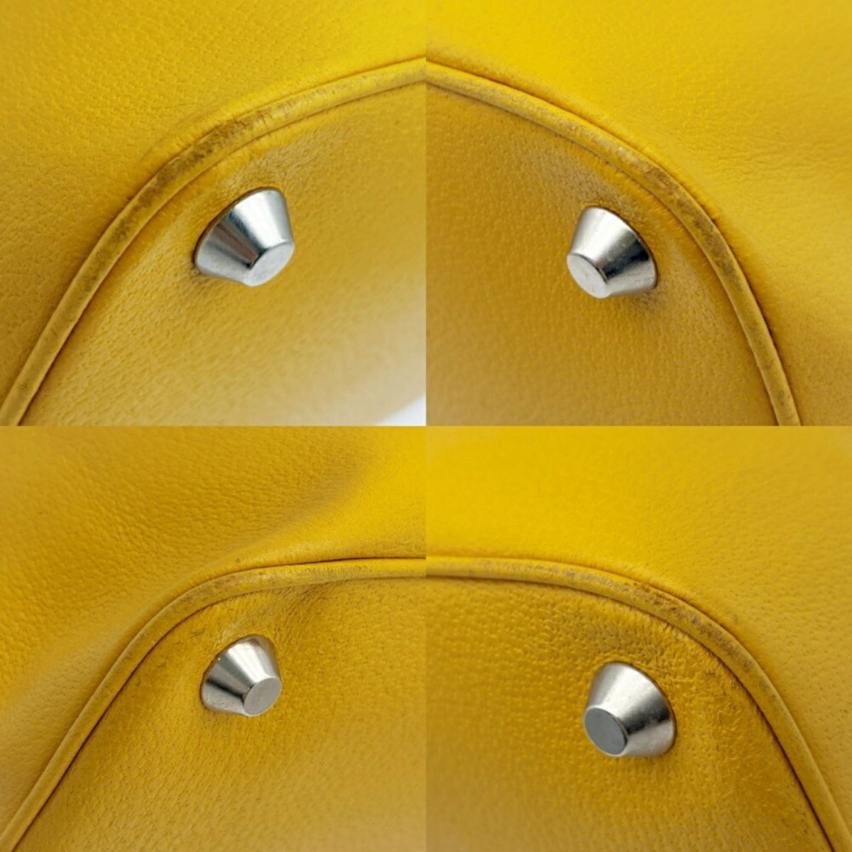 Prada Yellow Leather Tote Bag (Pre-Owned)