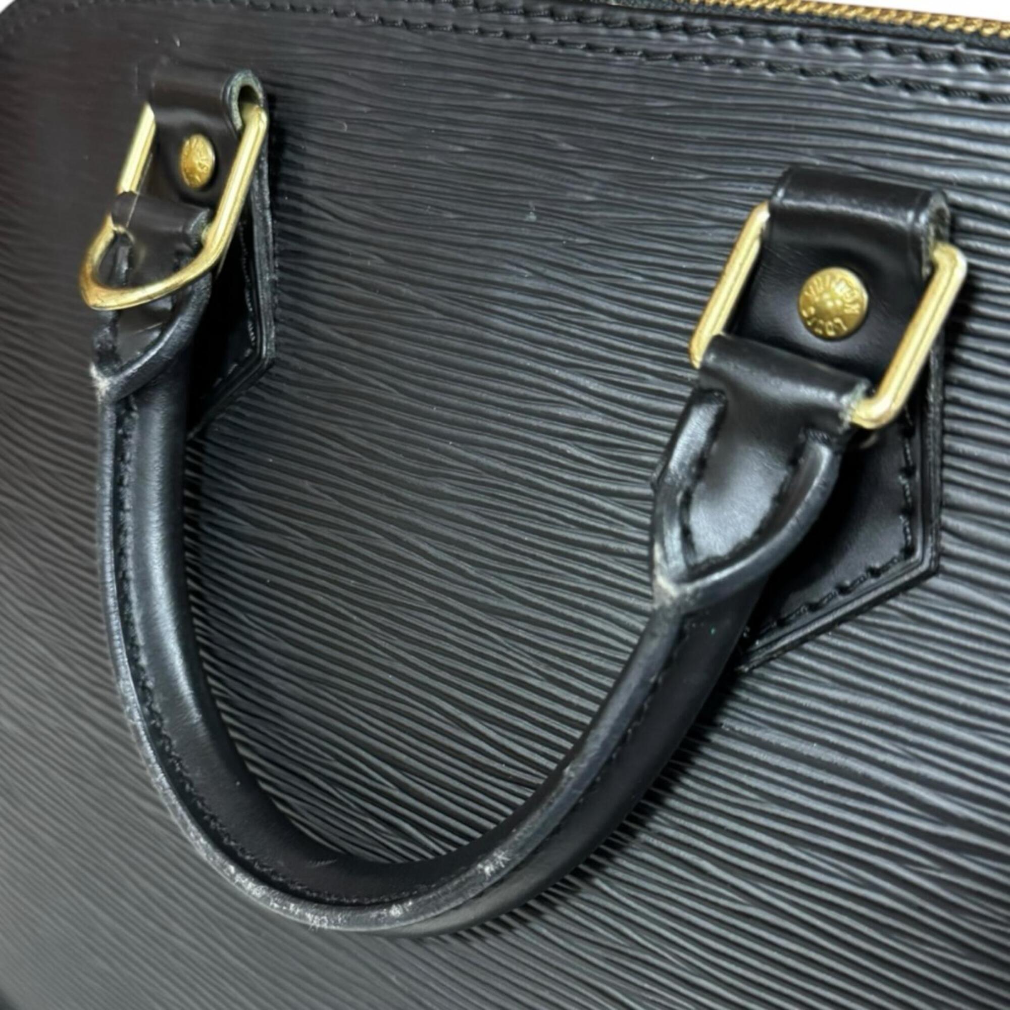 Louis Vuitton Epi Black Epi Leather Handbag (Pre-Owned)