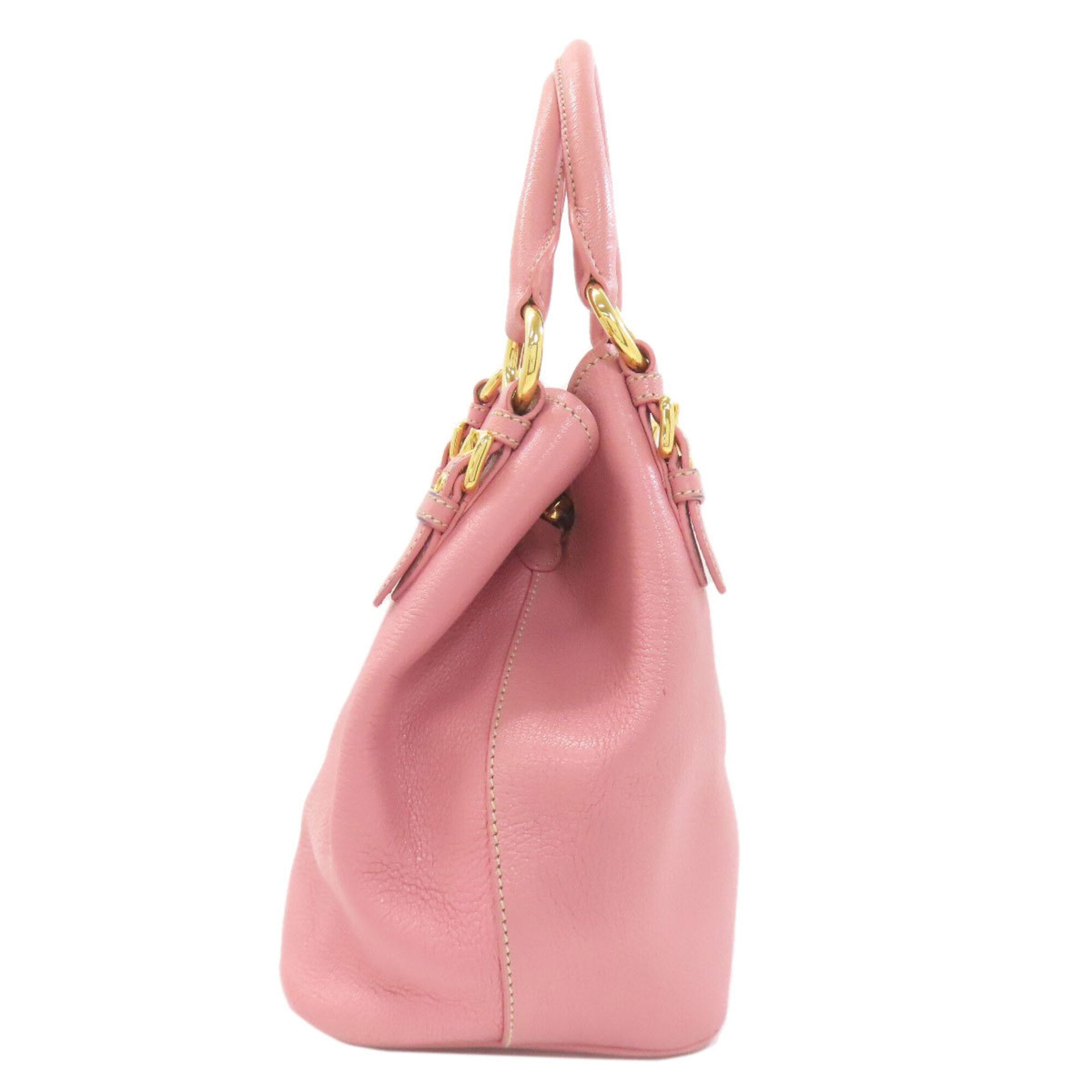Miu Miu Pink Leather Handbag (Pre-Owned)