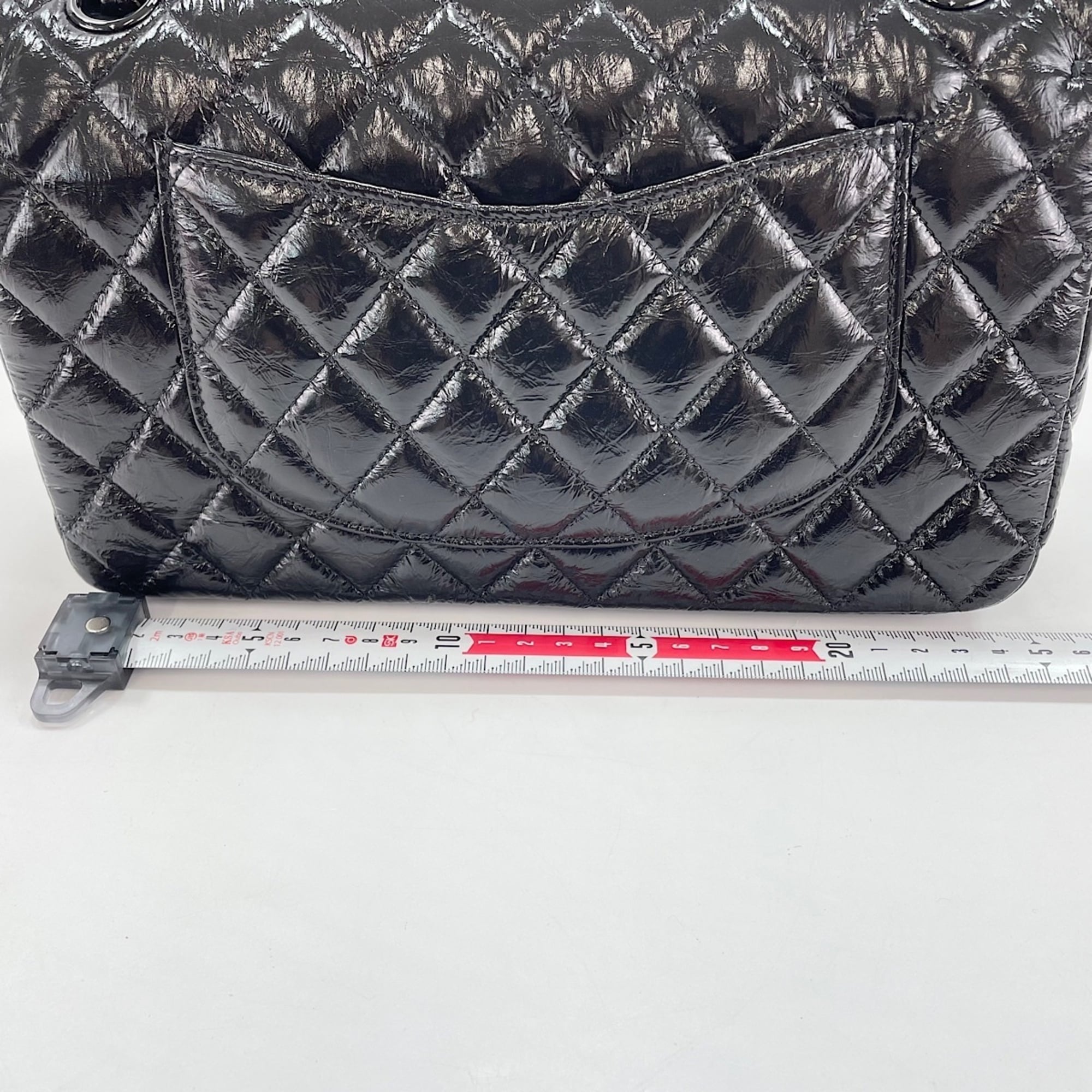 Chanel Matelasse Black Pvc Shoulder Bag (Pre-Owned)