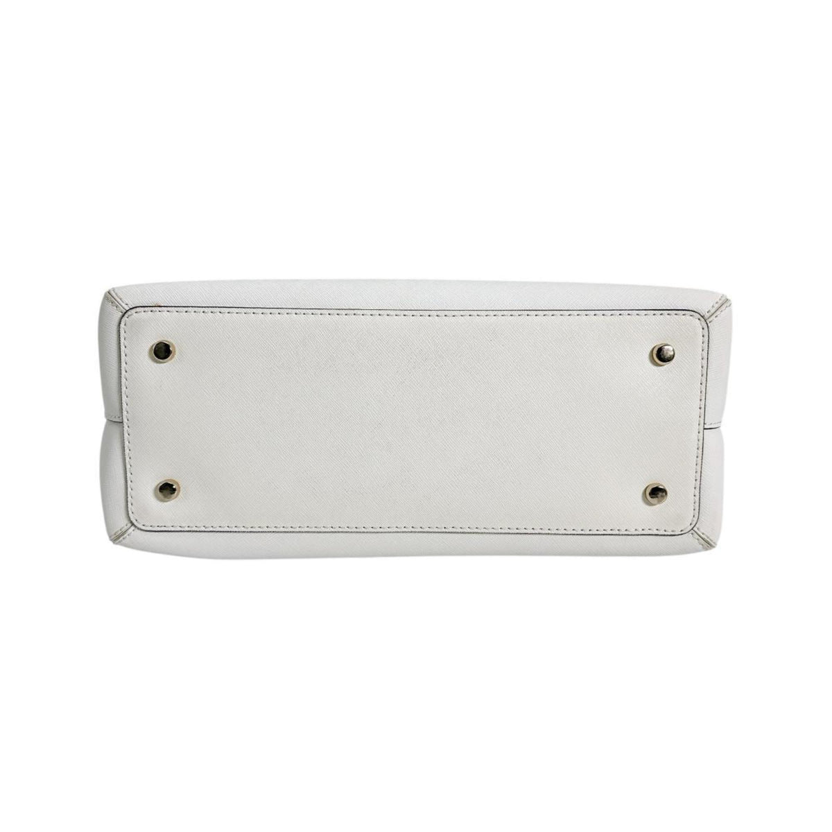Kate Spade White Leather Handbag Shoulder Bag (Pre-Owned)