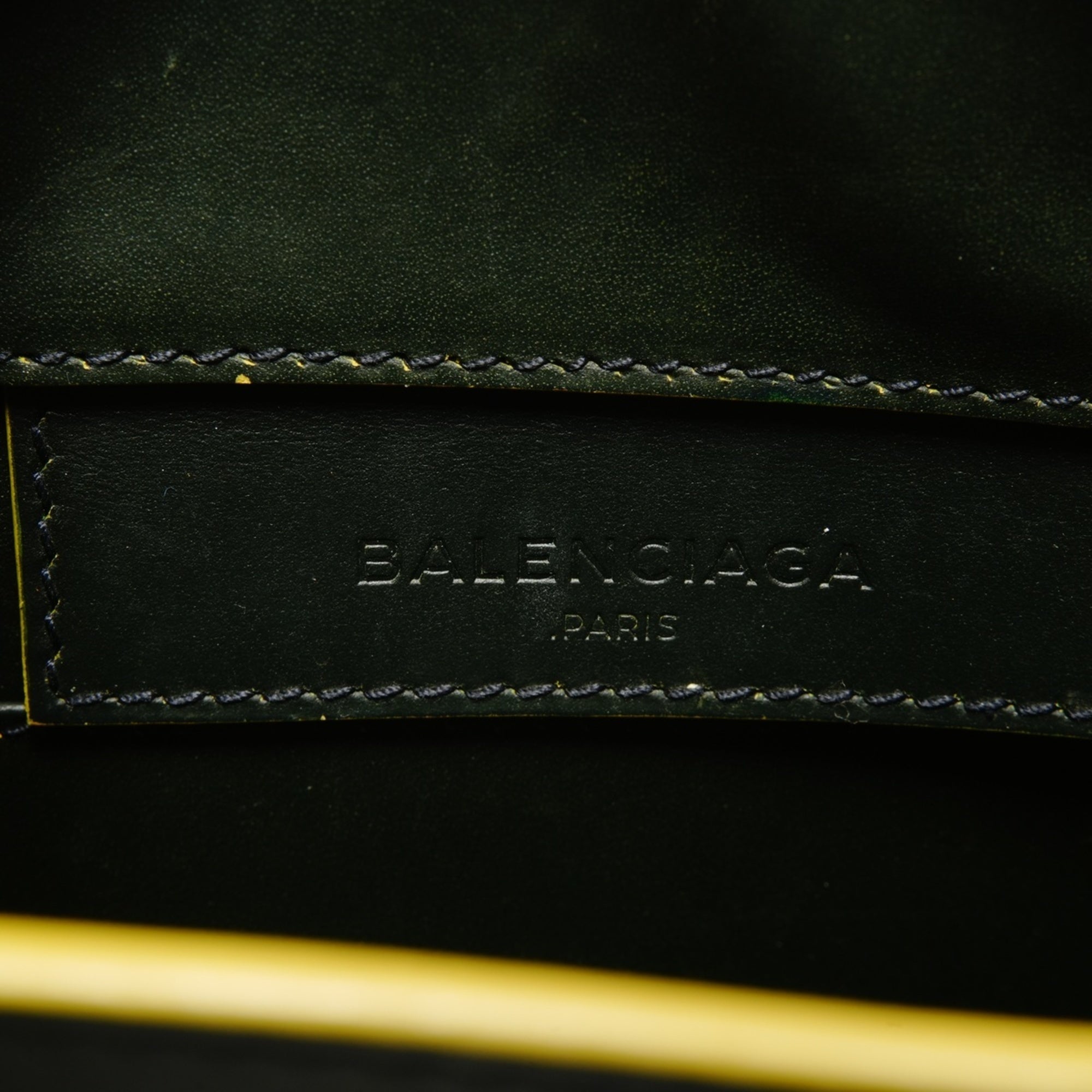 Balenciaga Green Leather Handbag (Pre-Owned)