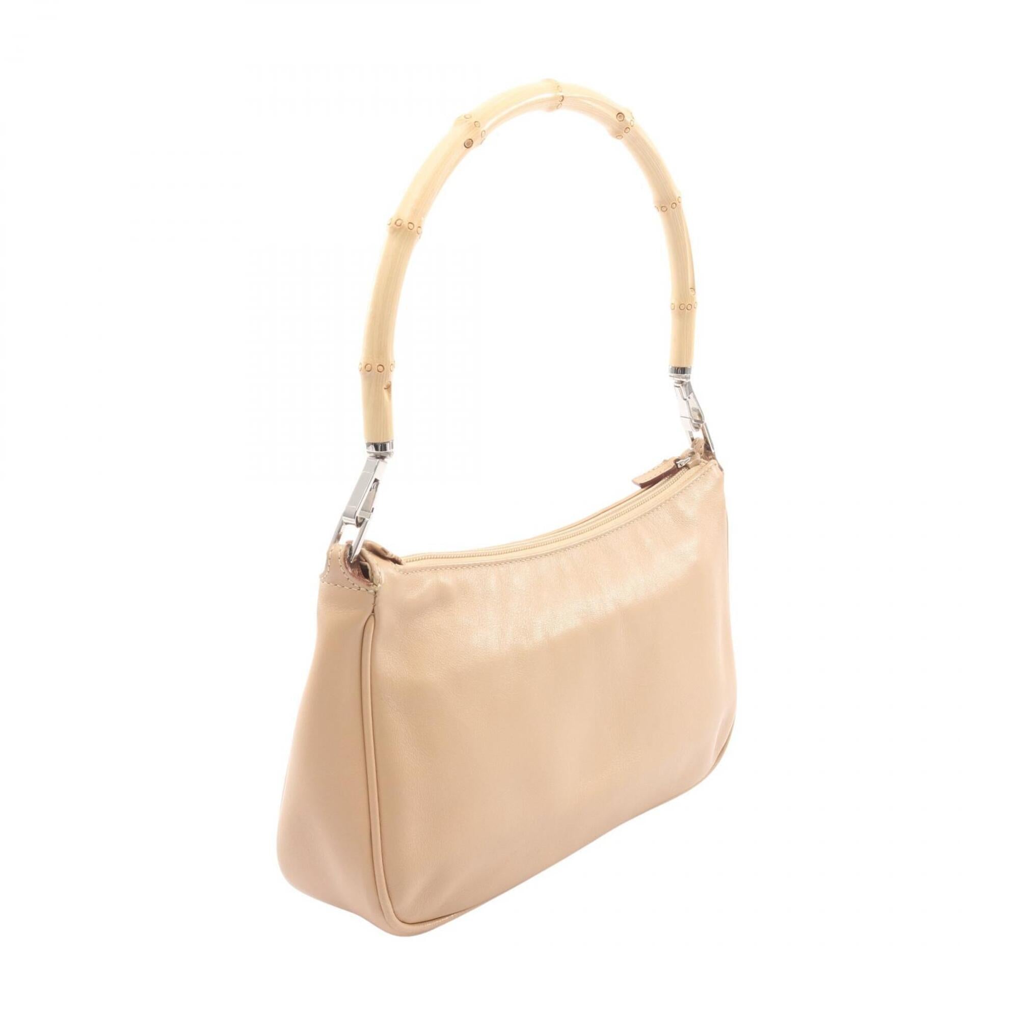 Gucci Beige Leather Handbag (Pre-Owned)