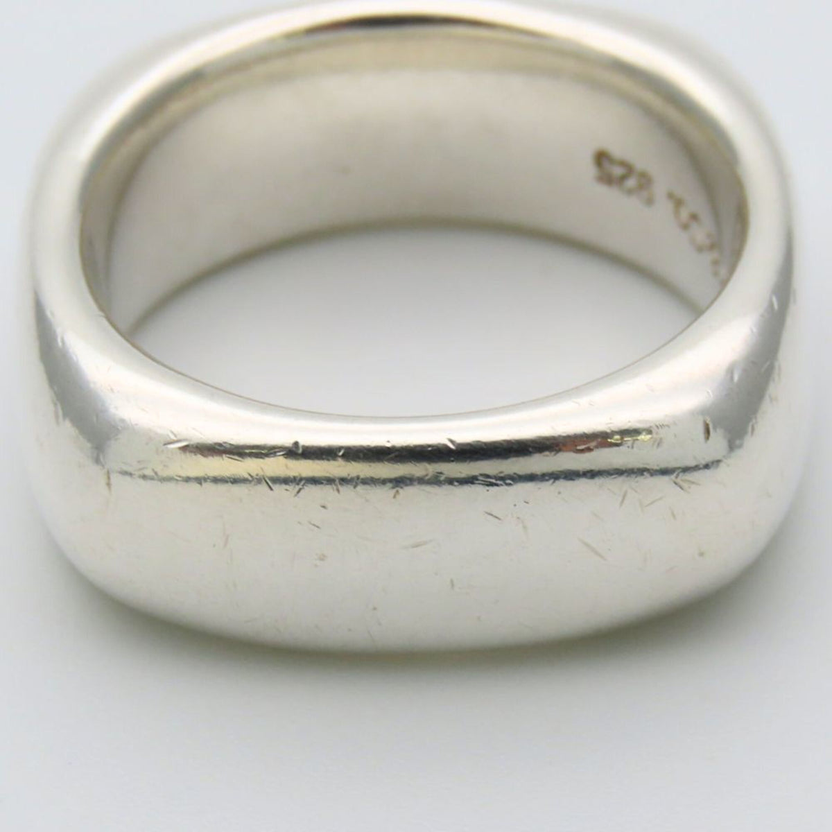 Tiffany Silver Silver 925 Band Ring (Pre-Owned)