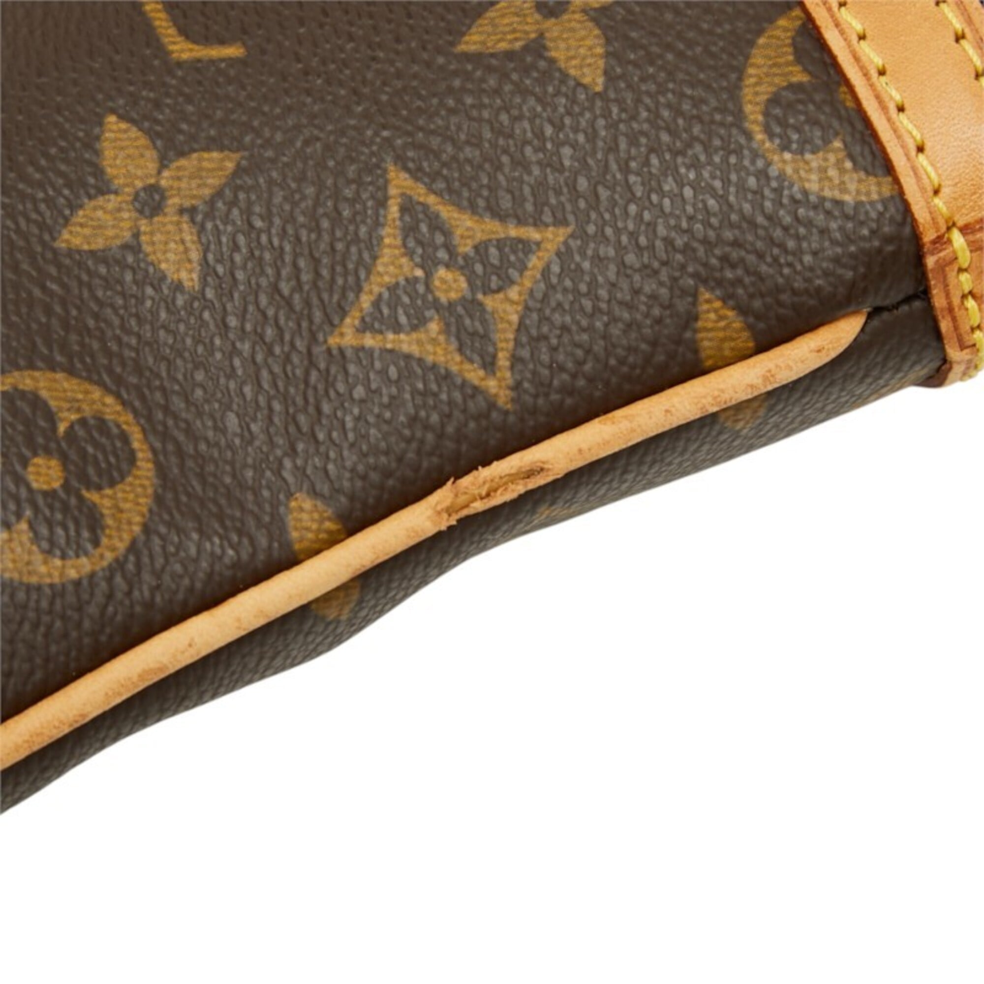 Louis Vuitton Brown Pvc Leather Shoulder Bag Tote Bag (Pre-Owned)