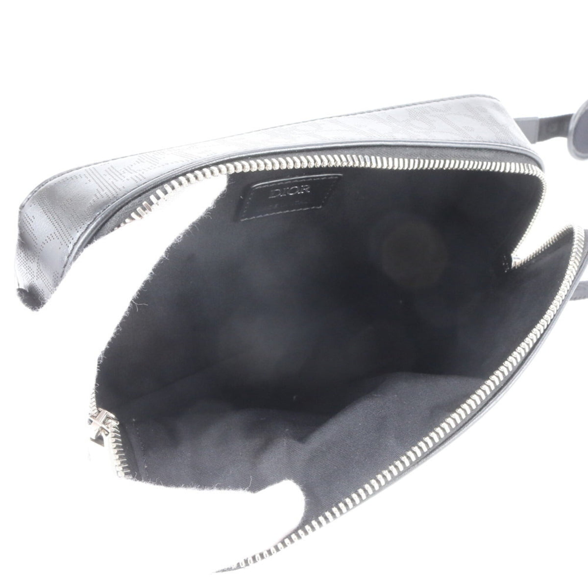Christian Dior Black Leather Shoulder Bag (Pre-Owned)