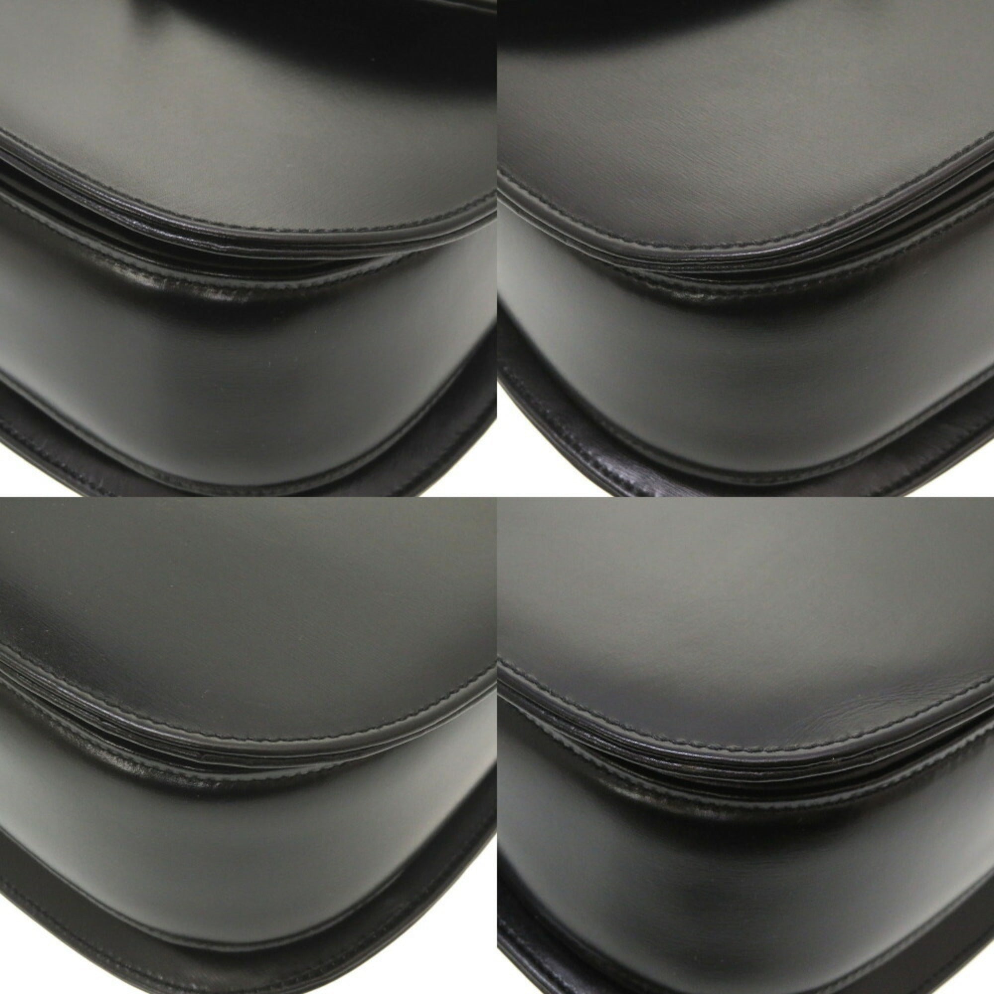 Gucci Black Leather Handbag (Pre-Owned)