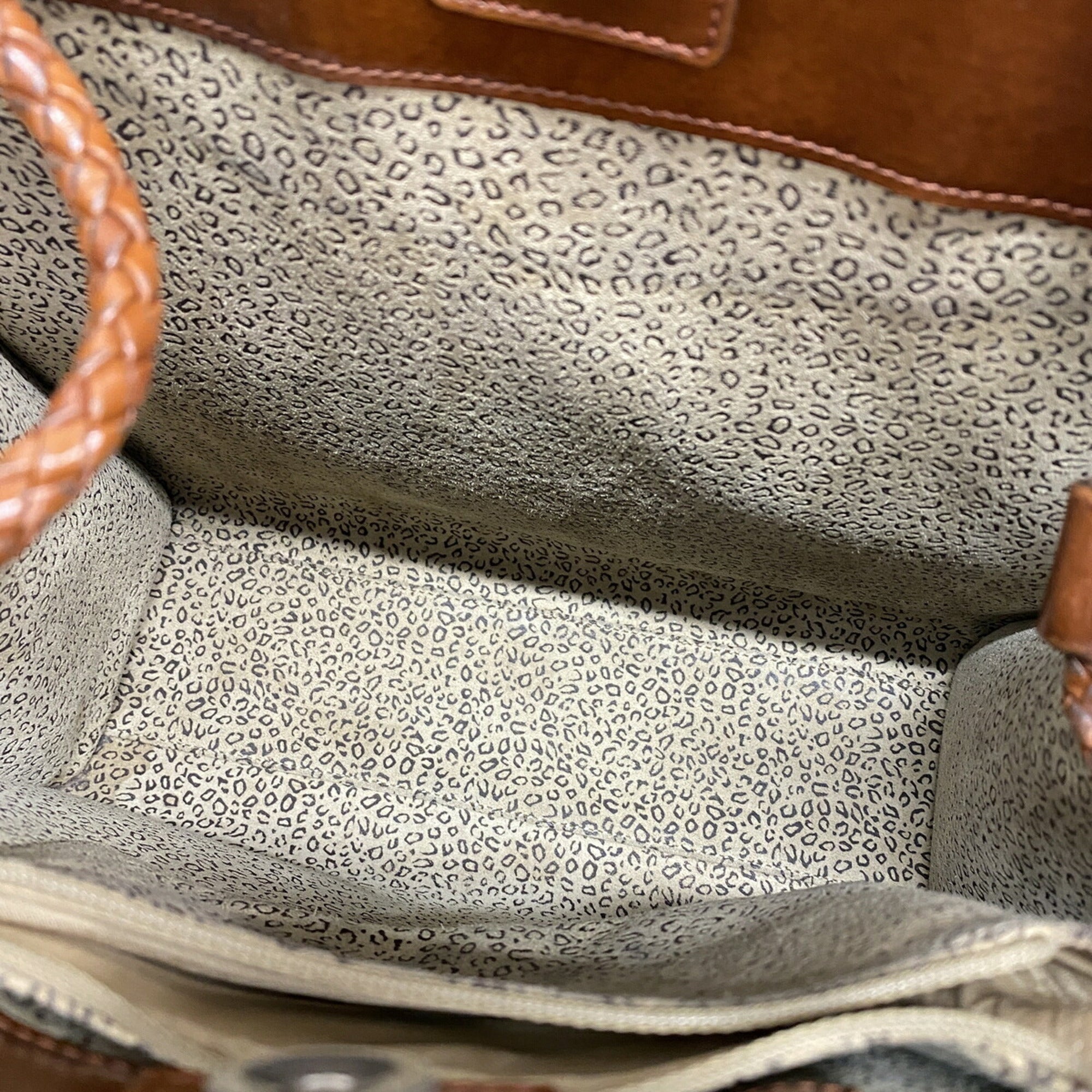 Cartier Brown Leather Tote Bag (Pre-Owned)
