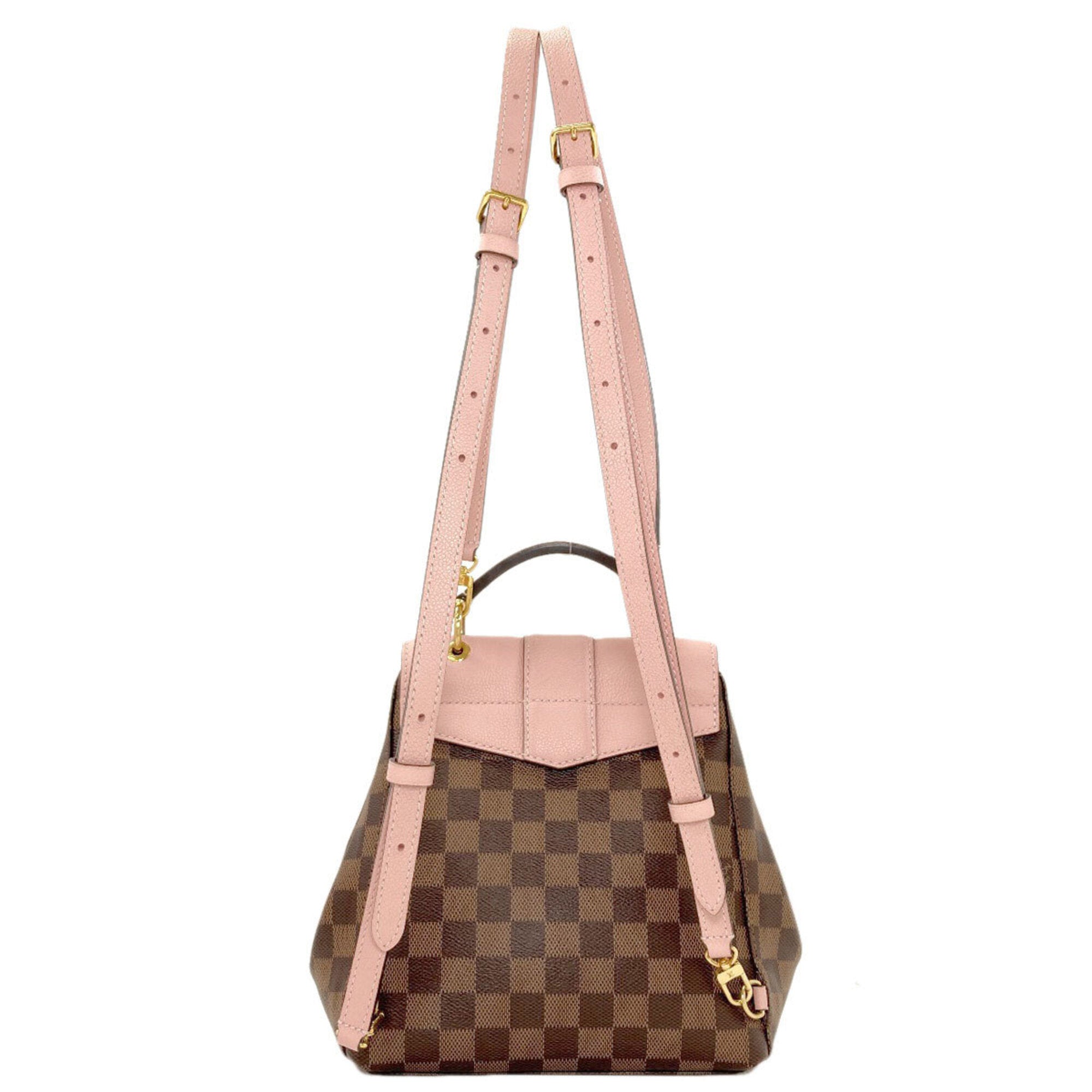 Louis Vuitton Damier Damier Canvas Ebene Magnolia Damier Canvas Backpack (Pre-Owned)