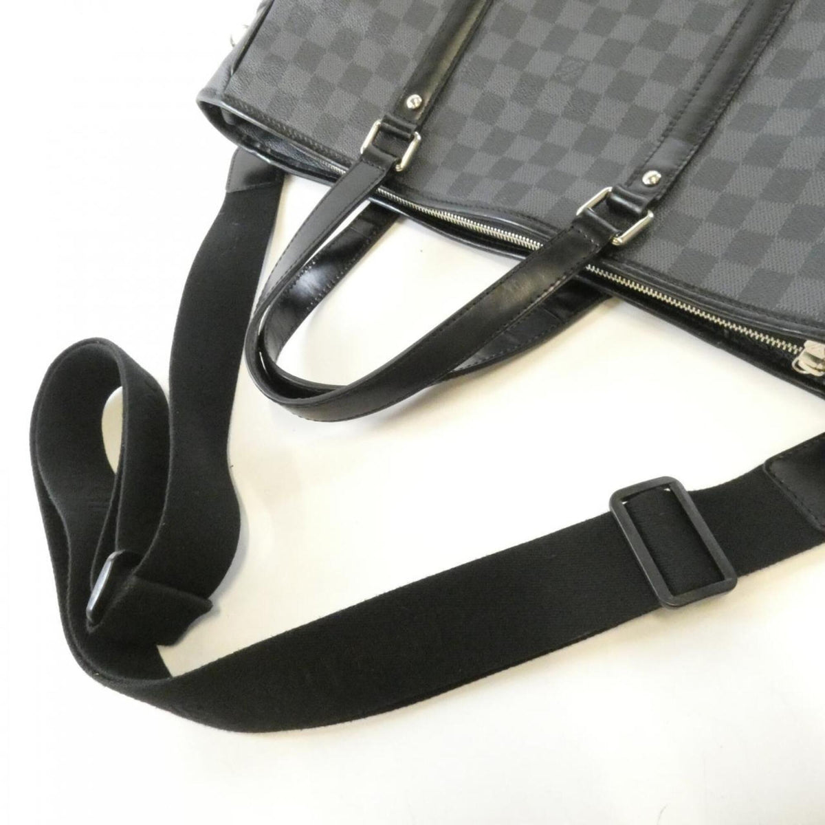 Louis Vuitton Graphite Coated Canvas Handbag (Pre-Owned)