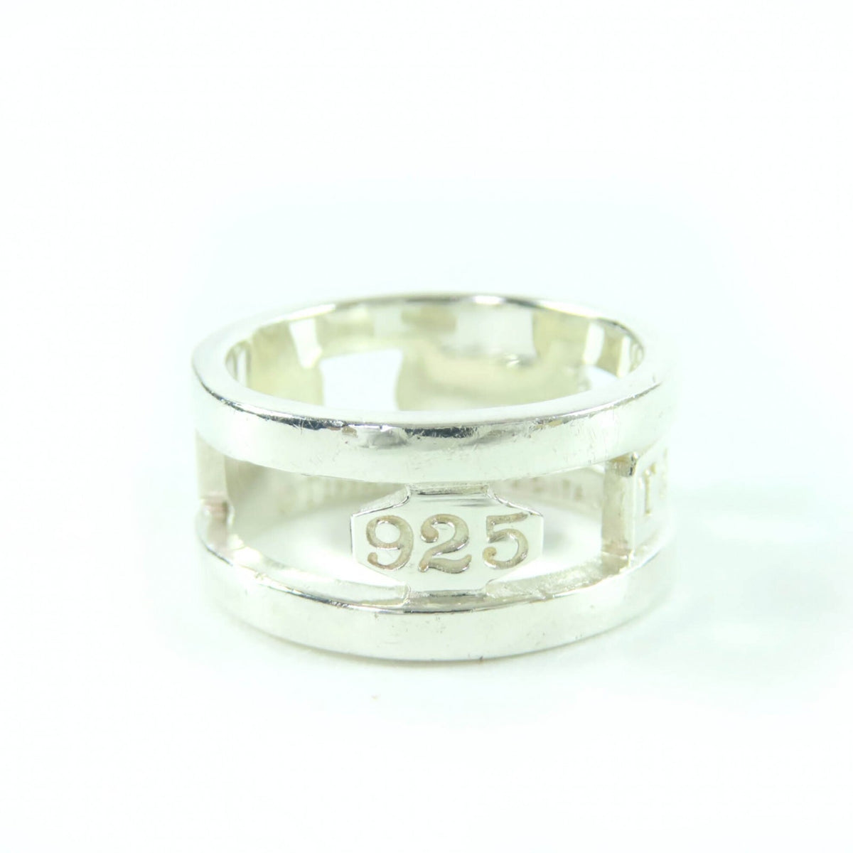 Tiffany Silver Silver 925 Band Ring (Pre-Owned)
