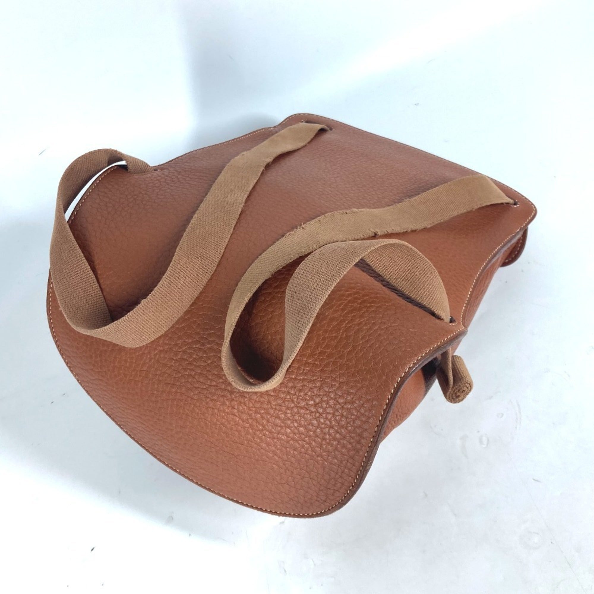 Hermes Brown Leather Backpack (Pre-Owned)