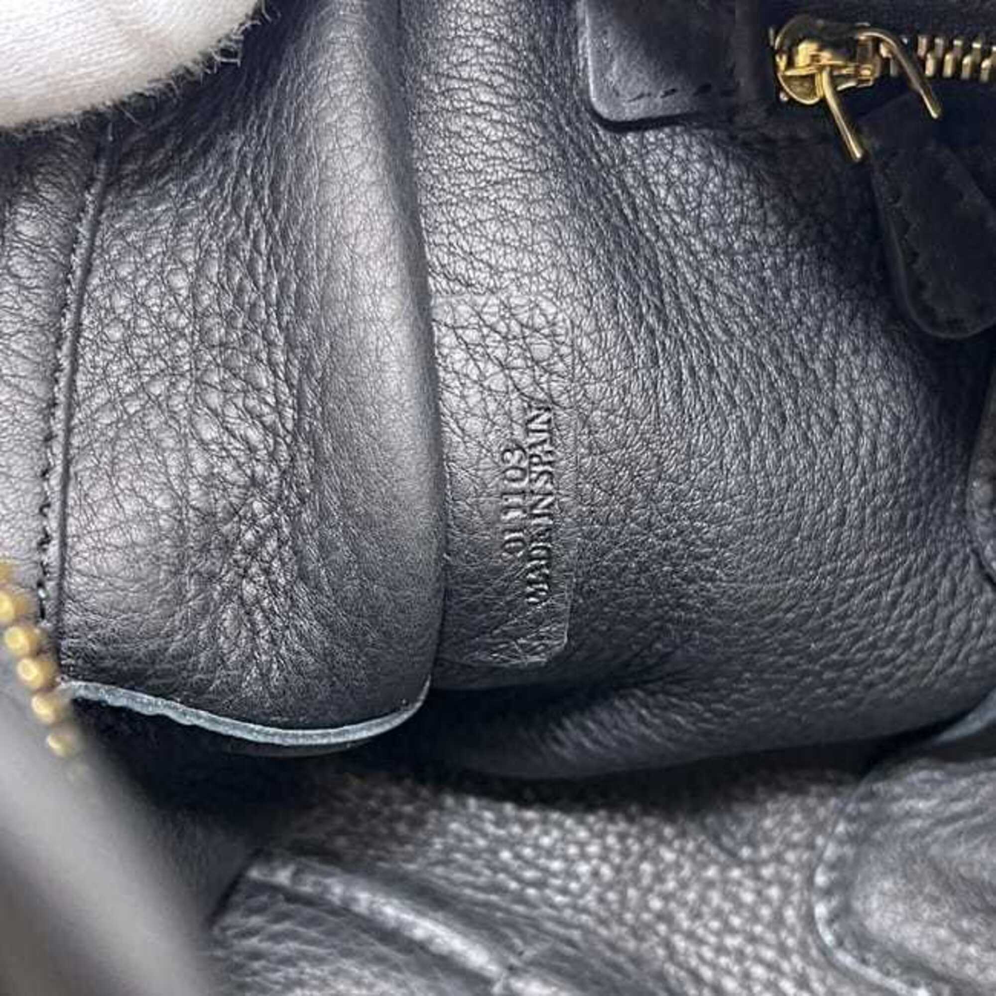 Loewe Amazona Black Suede Leather Handbag (Pre-Owned)