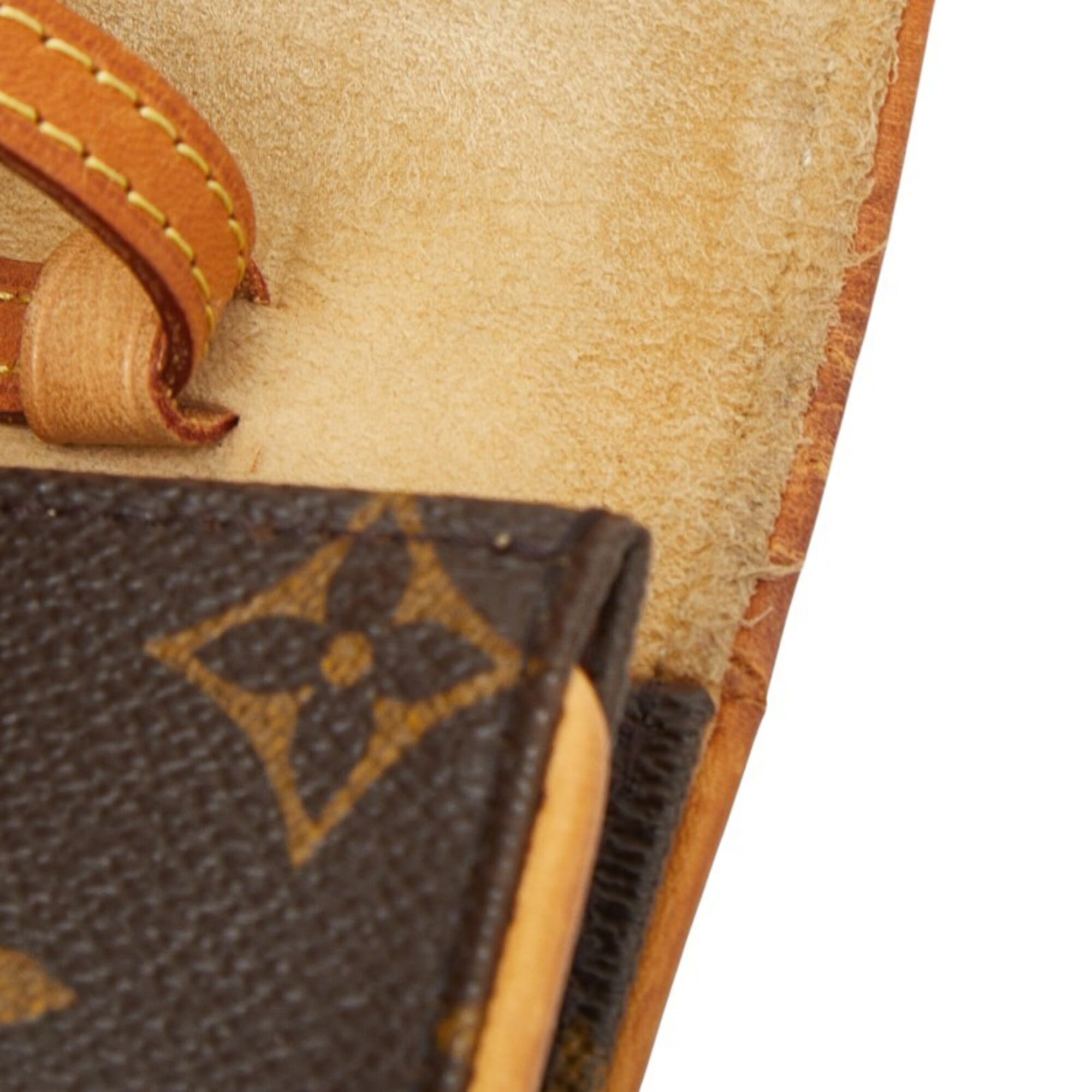 Louis Vuitton Monogram Brown Pvc Leather Pochette Shoulder Bag (Pre-Owned)