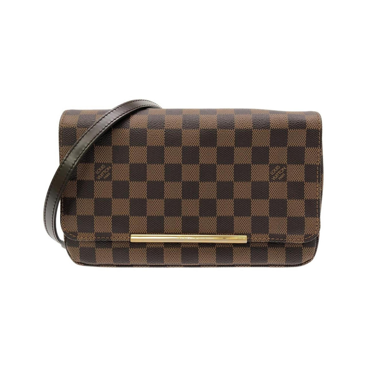 Louis Vuitton Ebene Coated Canvas Shoulder Bag (Pre-Owned)